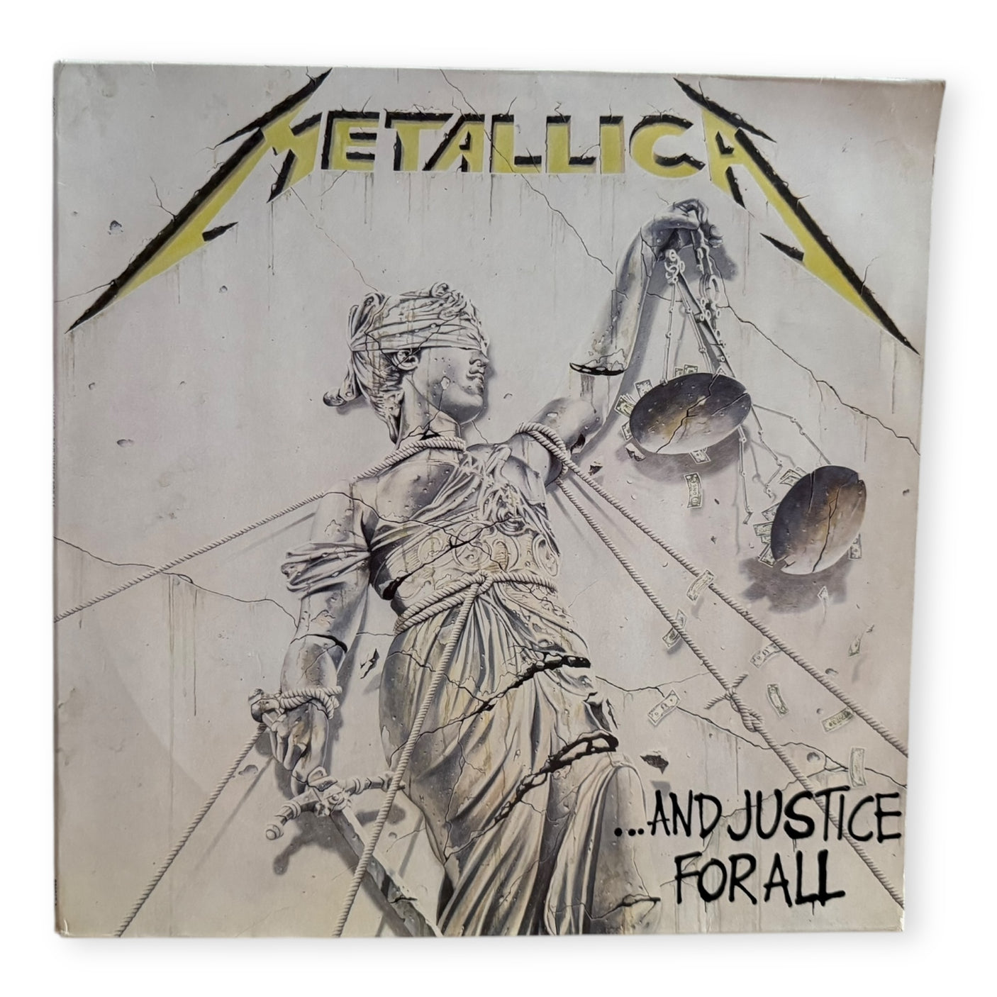 METALLICA - And Justice For All- USED LP VINYL - 1988 EUROPE PRESS - VG+/VG+