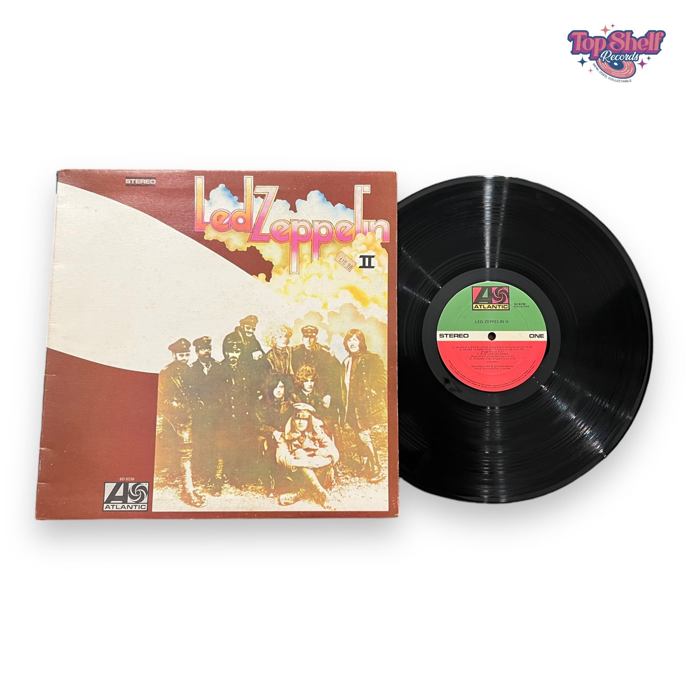 LED ZEPPELIN - Led Zeppelin II - USED LP VINYL - EARLY 1970’s AUSTRALIAN PRESS - VG/VG+