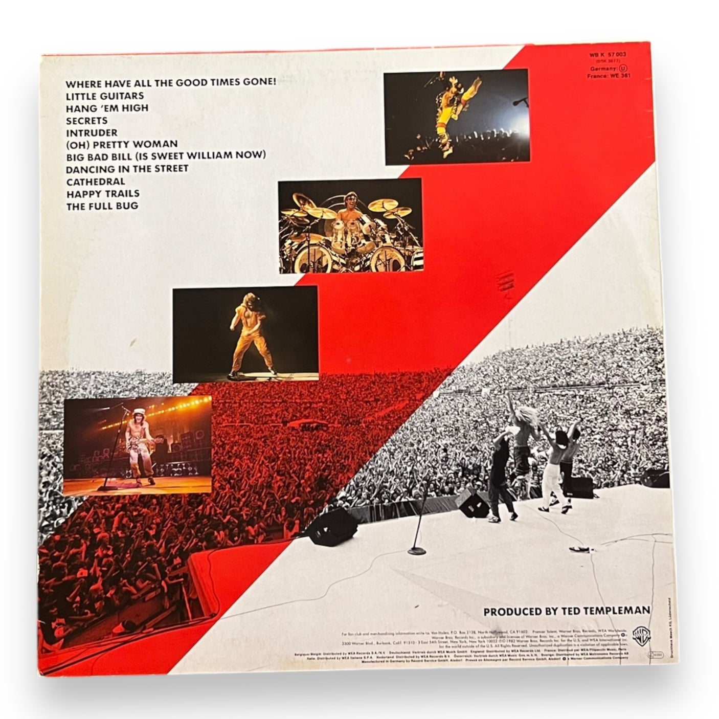 VAN HALEN - Diver Down- USED LP VINYL - VG+/VG+