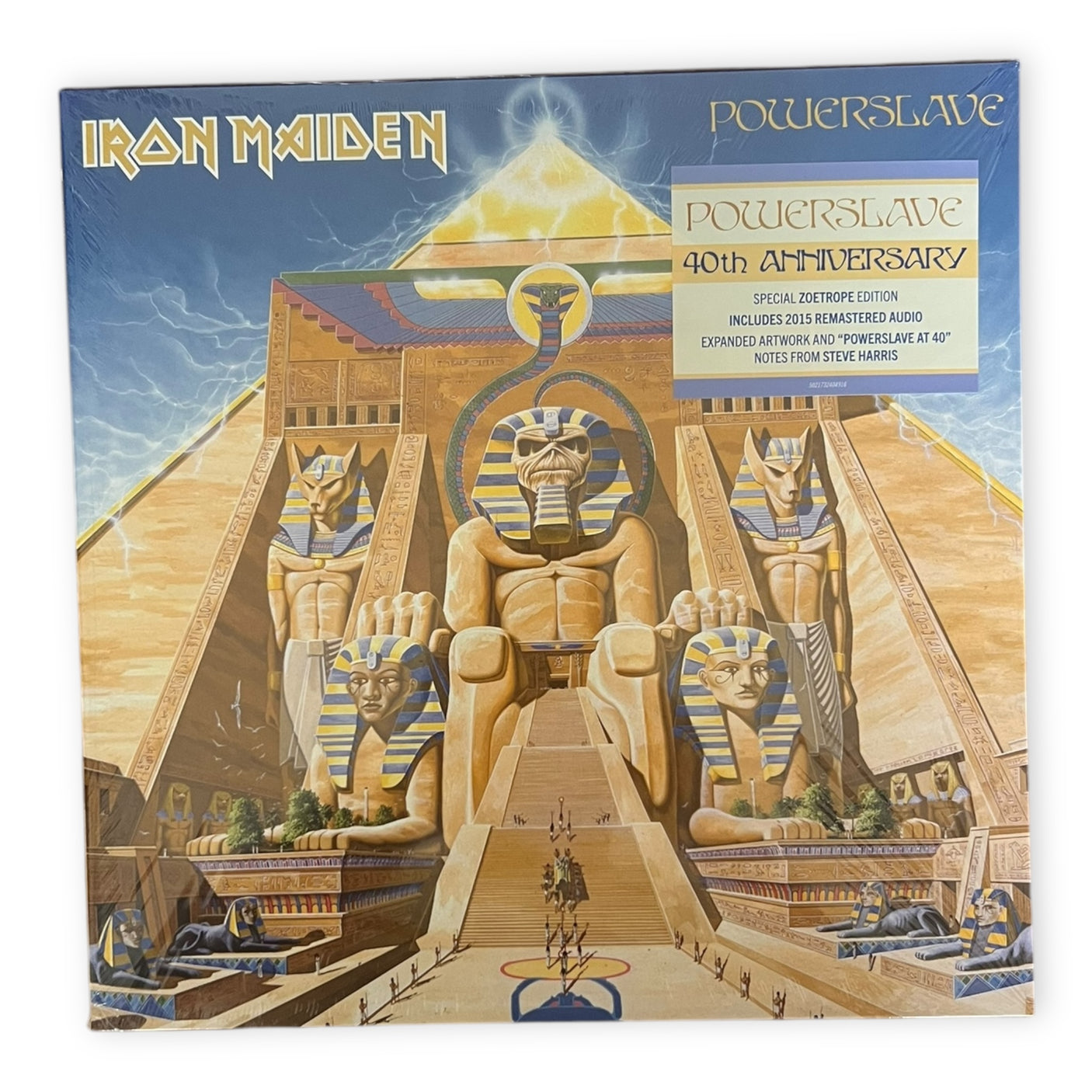 IRON MAIDEN - Powerslave - LP VINYL - 40th ANNIVERSARY LIMITED EDITION - ZOETROPE PICTURE DISC - BRAND NEW