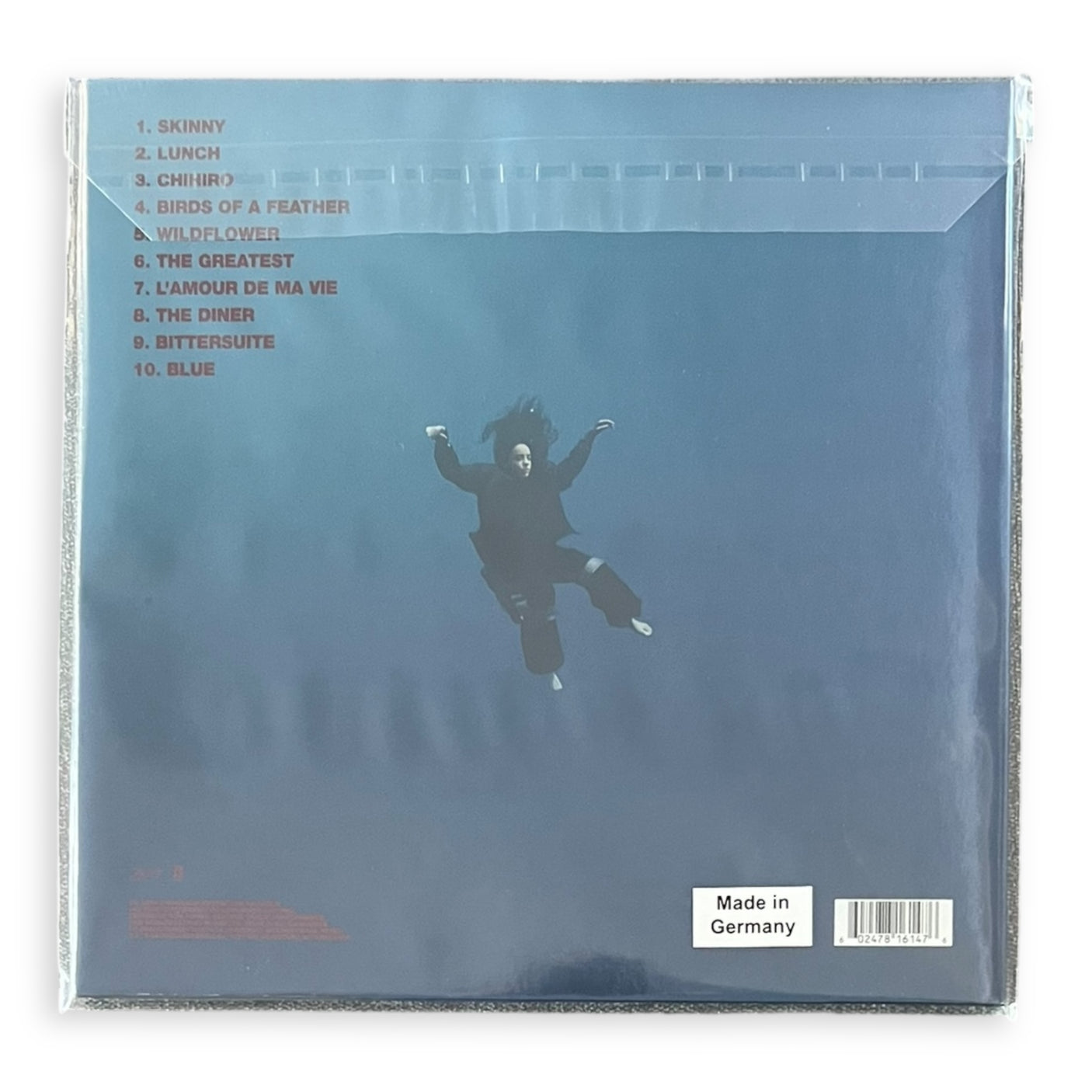 BILLIE EILISH - Hit Me Hard And Soft - LP VINYL - 1 YEAR ANNIVERSARY EDITION - DARK BLUE WITH ORANGE SPLATTER VINYL - BRAND NEW