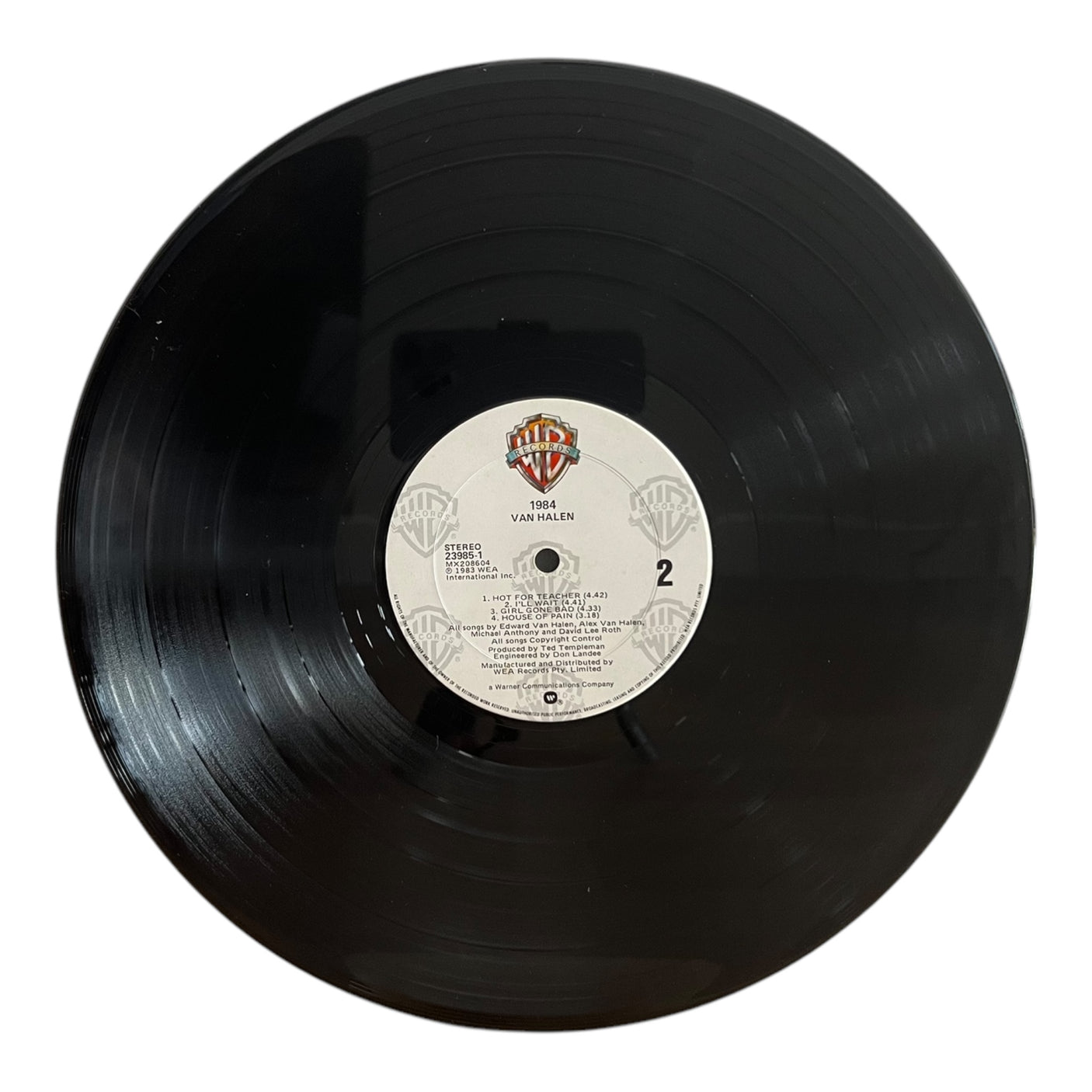 VAN HALEN - 1984 - USED LP VINYL - VG+/VG