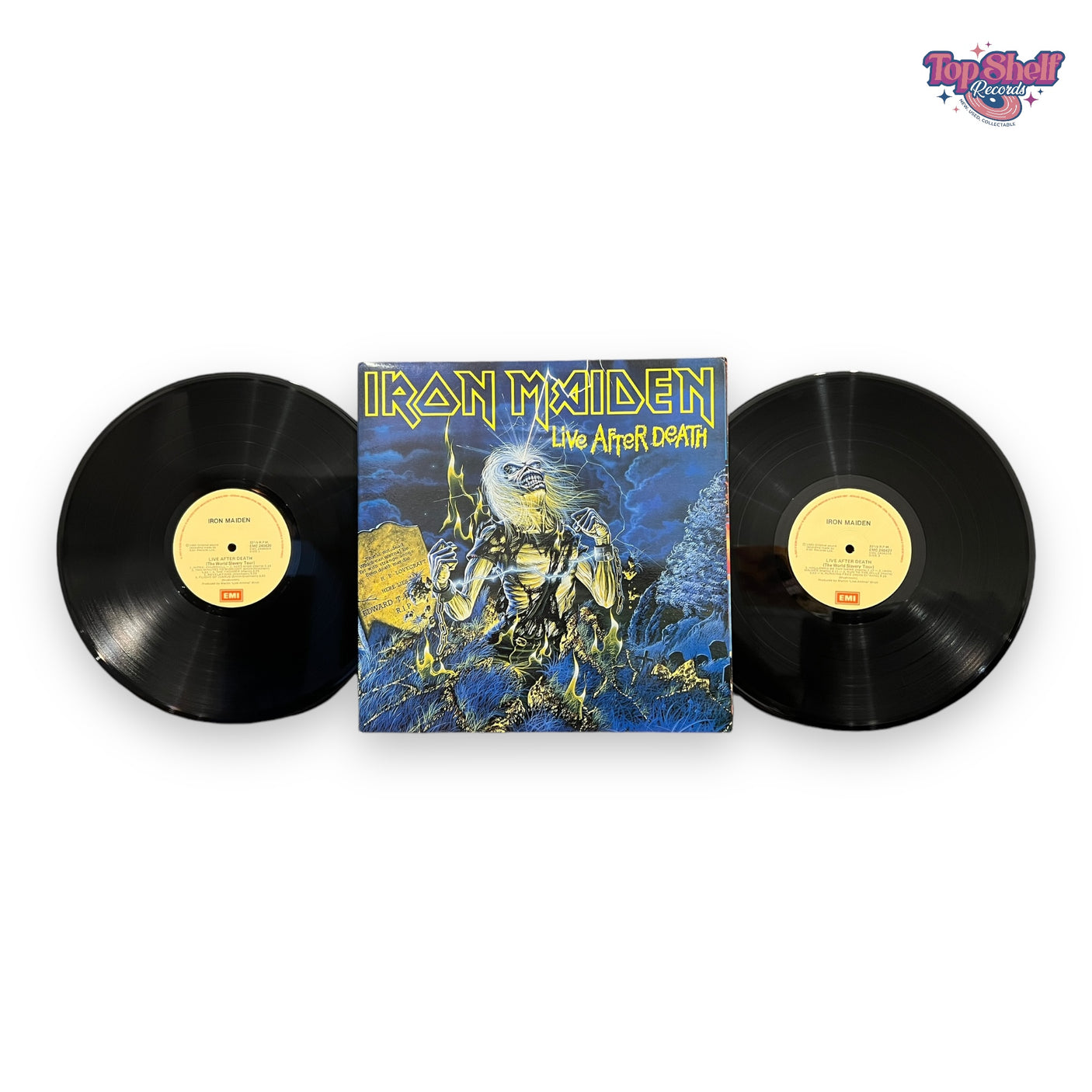 IRON MAIDEN - Live After Death - USED LP VINYL - NM/NM