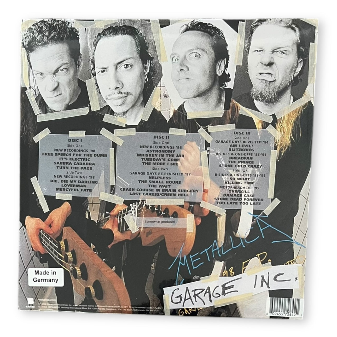 METALLICA - Garage Inc - LP VINYL - LIMITED EDITION FADE TO BLUE VINYL - BRAND NEW