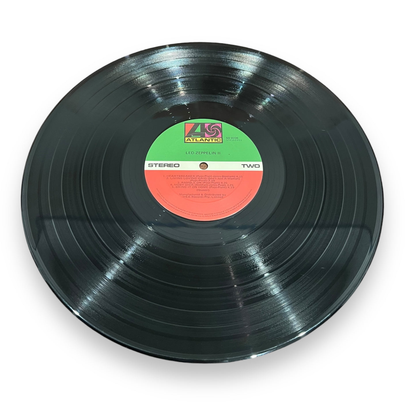 LED ZEPPELIN - Led Zeppelin II - USED LP VINYL - EARLY 1970’s AUSTRALIAN PRESS - VG/VG+