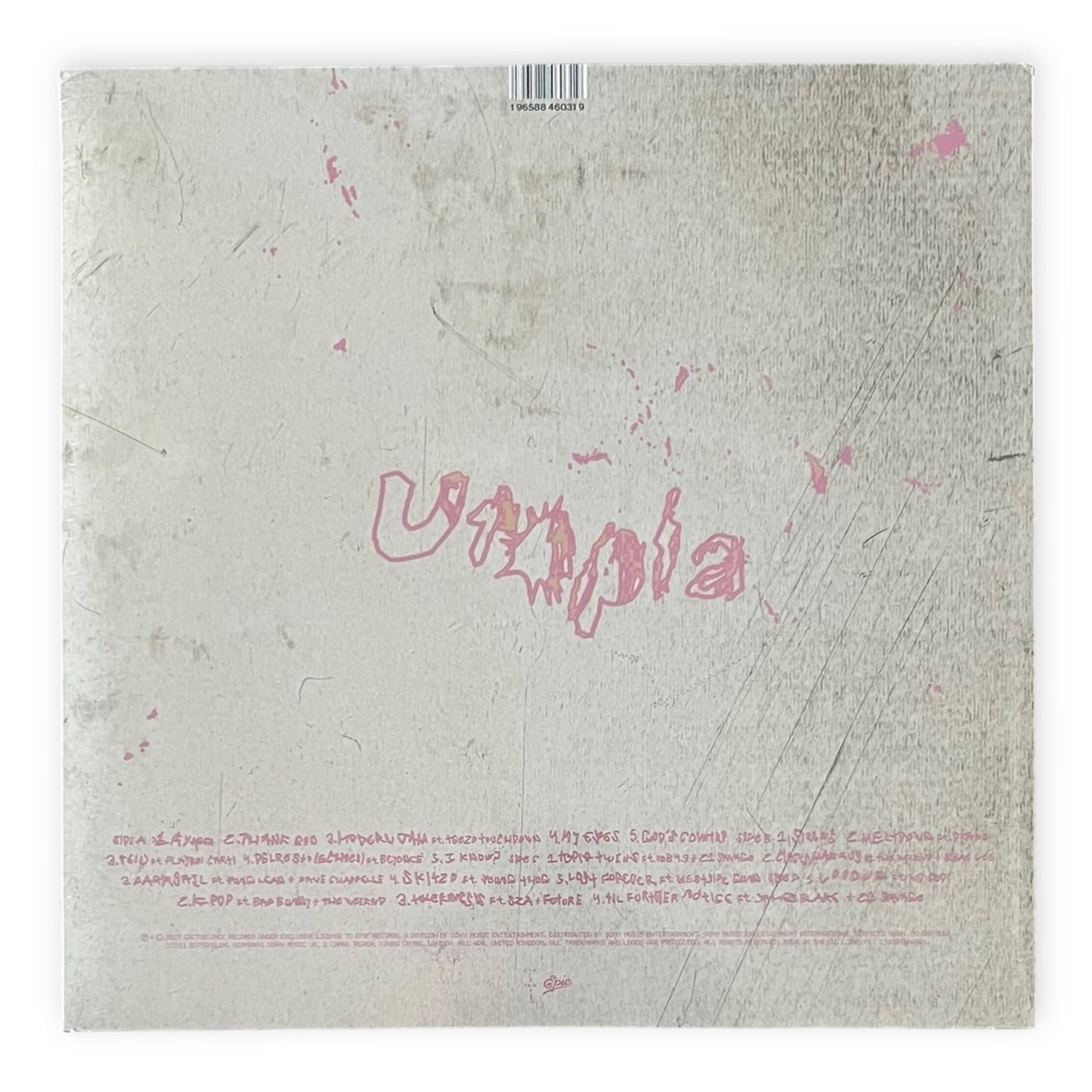 TRAVIS SCOTT - Utopia - LP VINYL - BRAND NEW