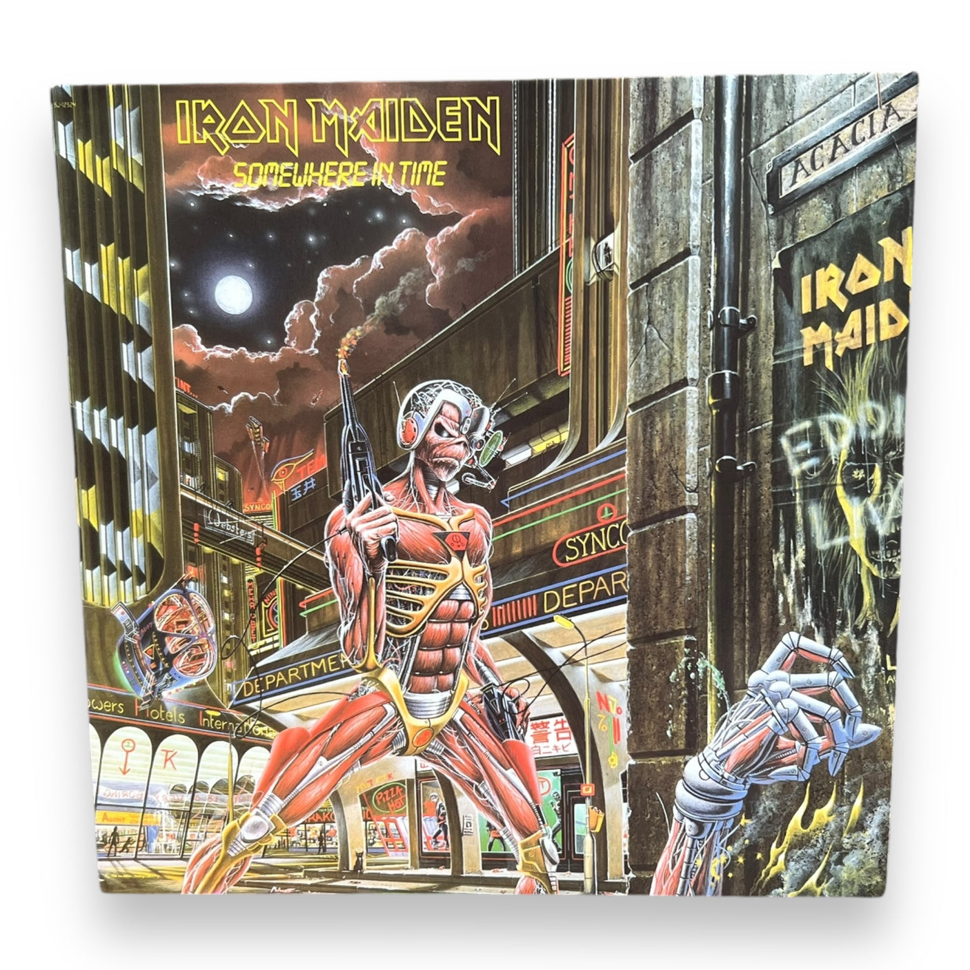 IRON MAIDEN - Somewhere In Time - USED LP VINYL - VG+/VG+