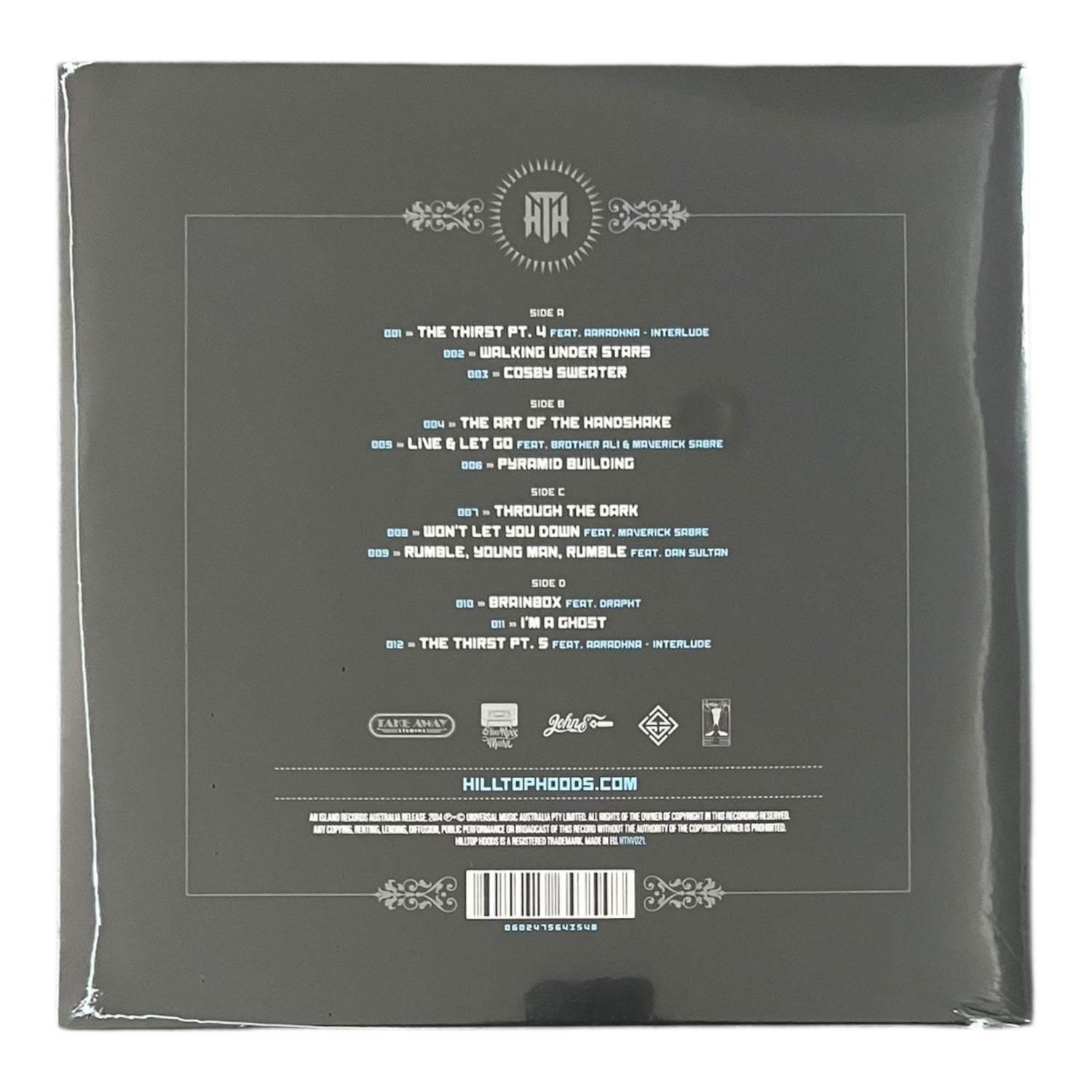 HILLTOP HOODS - Walking Under Stars (180gm Reissue) | 2 x 45 RPM | Brand New LP Vinyl Album