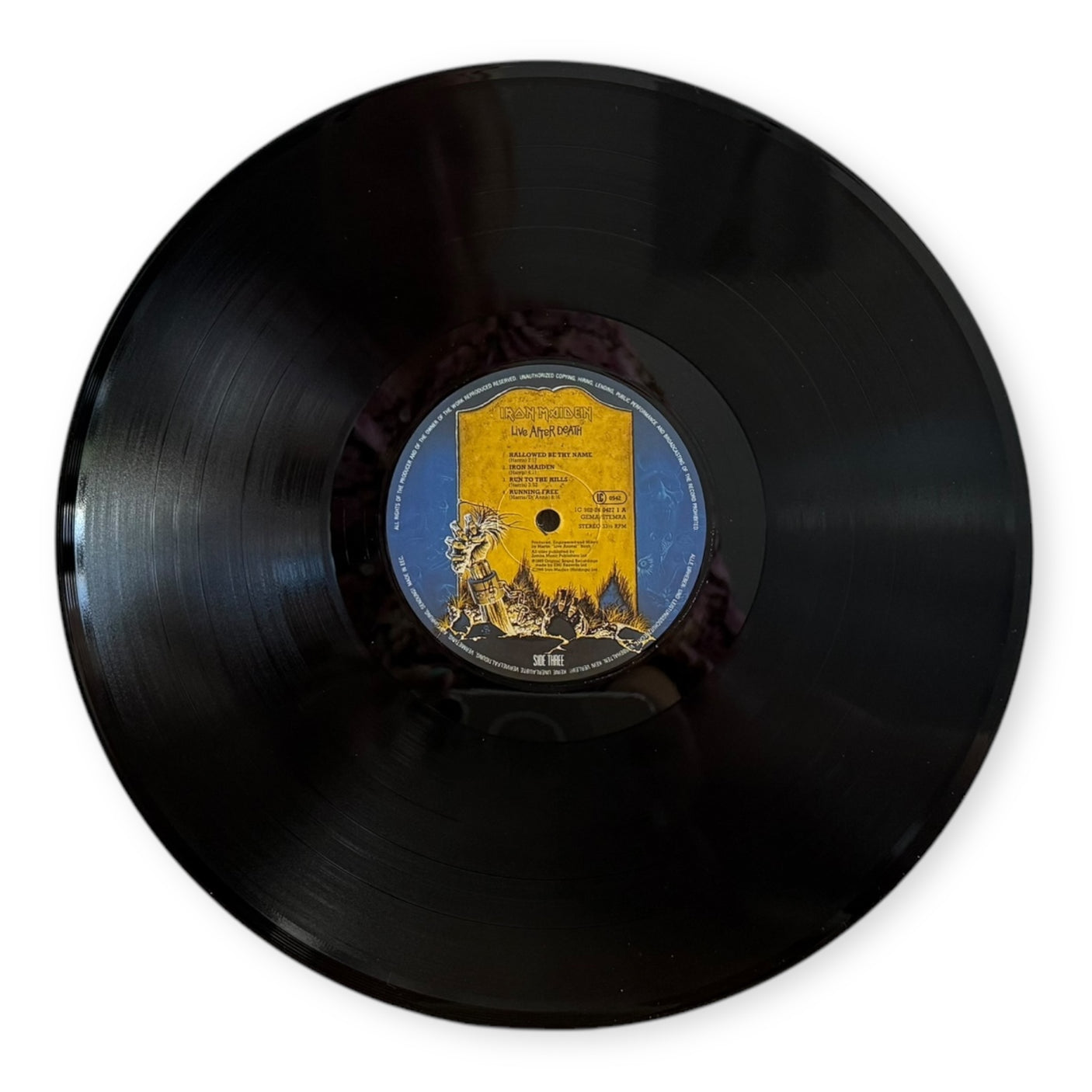 IRON MAIDEN - Live After Death - USED LP VINYL - ORIGINAL 1985 EUROPE PRESS - VG+/VG