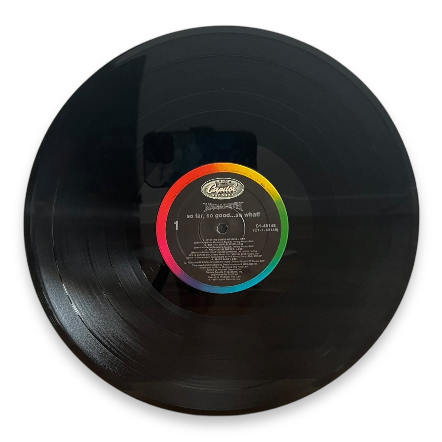 MEGADETH - So Far, So Good… So What! - USED LP VINYL - VG+/VG+