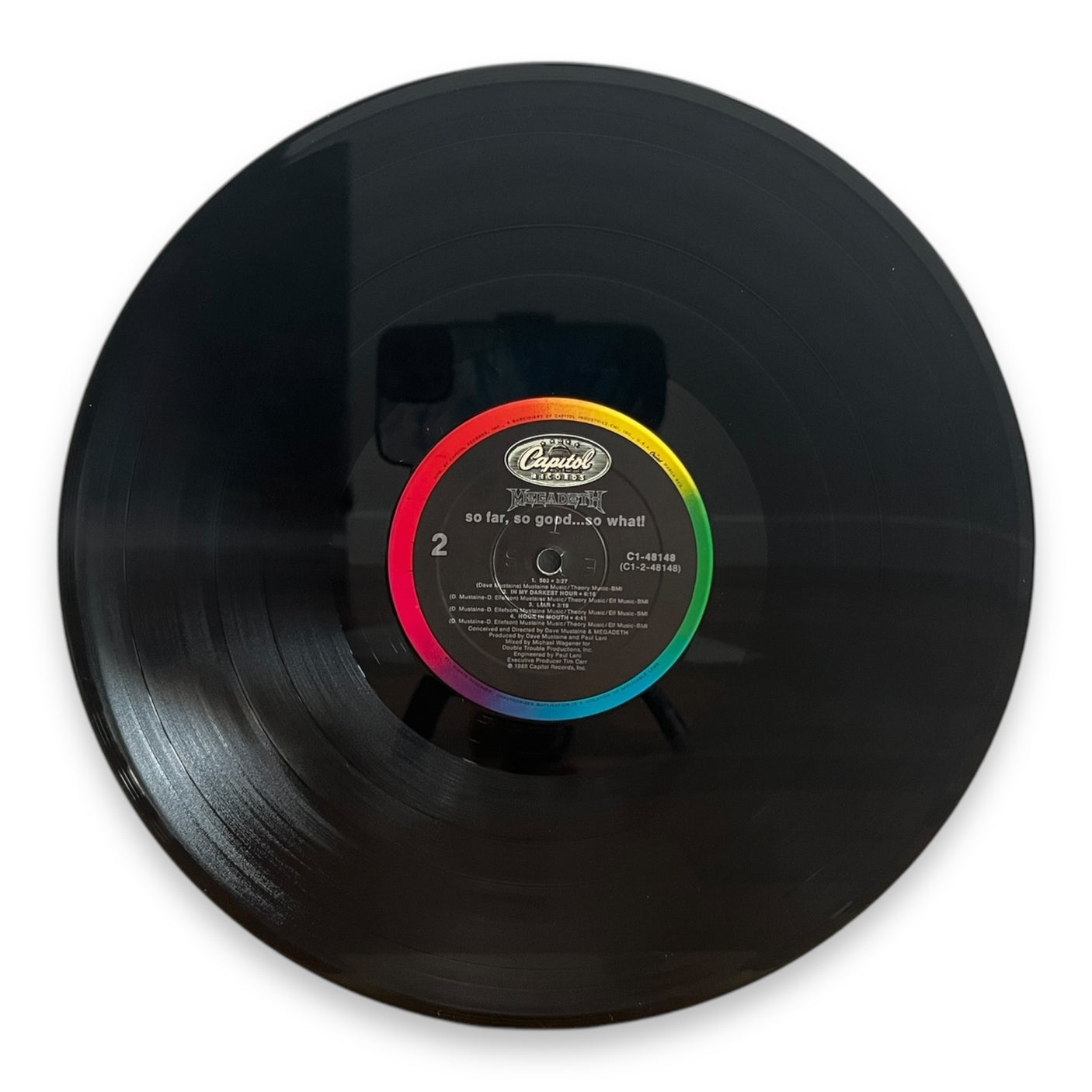 MEGADETH - So Far, So Good… So What! - USED LP VINYL - VG+/VG+