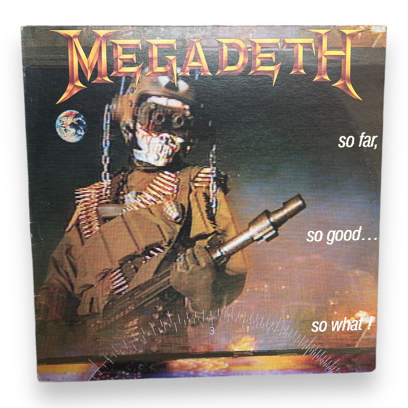 MEGADETH - So Far, So Good, So What - USED LP VINYL - VG+/VG+