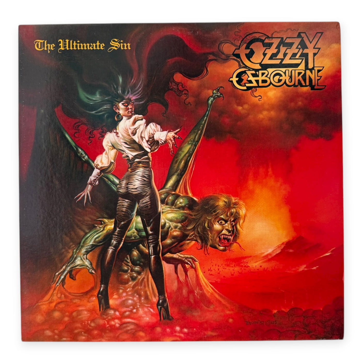 OZZY OSBOURNE - The Ultimate Sin | Original 1986 USA Press | Used LP Vinyl Album | VG+/VG+