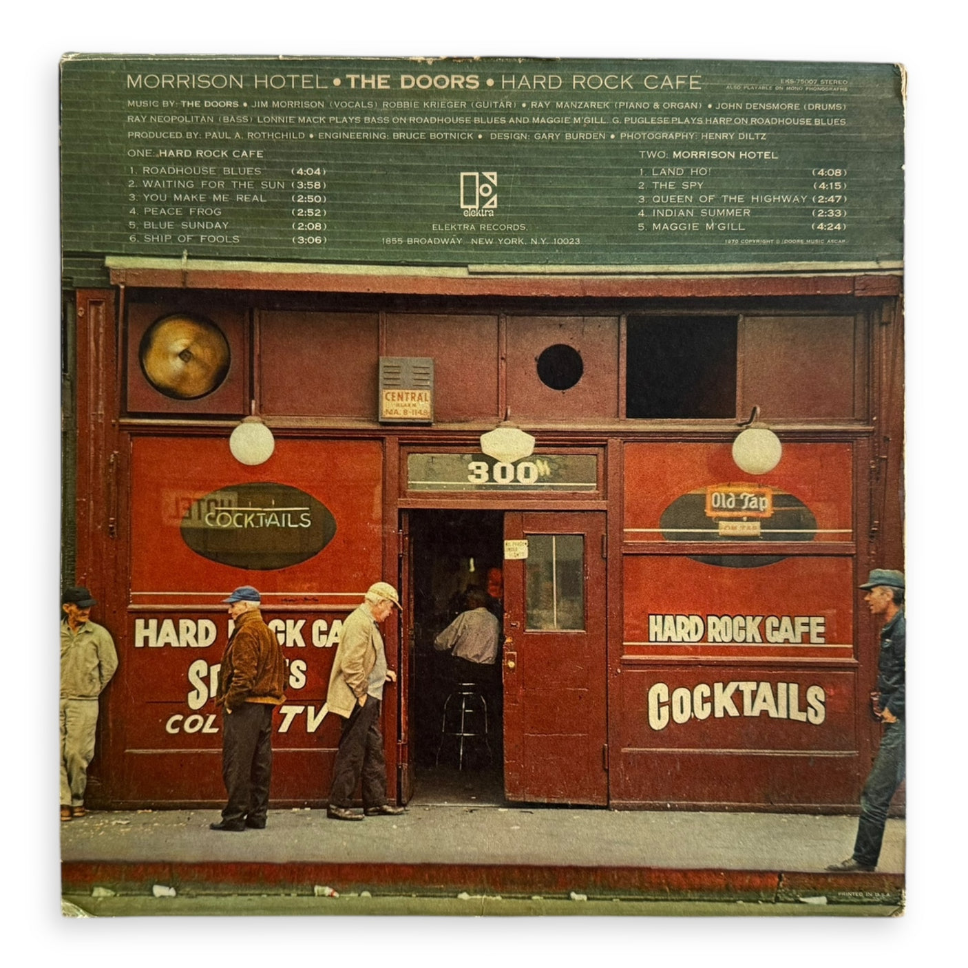 THE DOORS - Morrison Hotel - USED LP VINYL - ORIGINAL 1970 USA PRESS - VG/VG