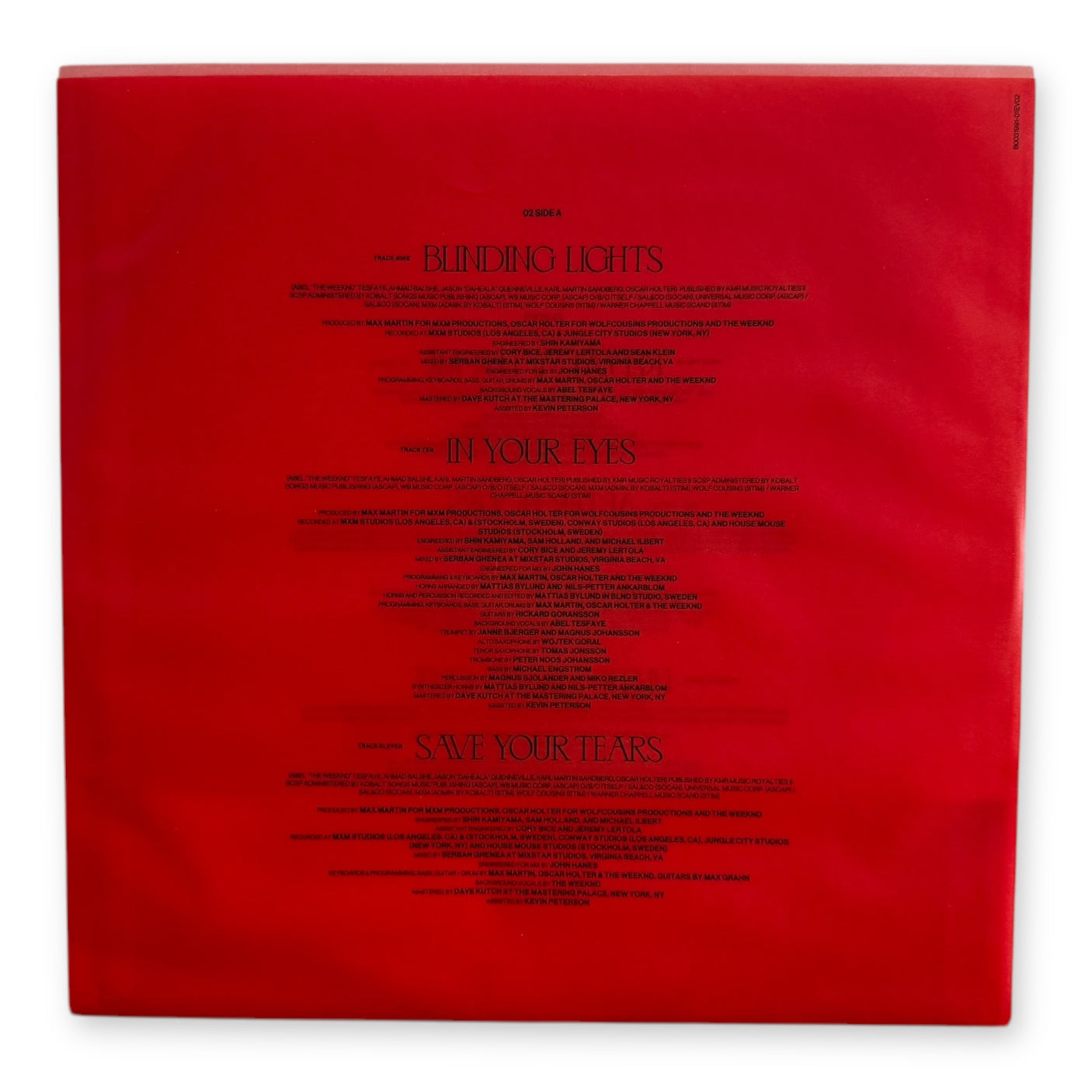 THE WEEKND - After Hours - USED LP VINYL - DELUXE EDITION - NM/NM