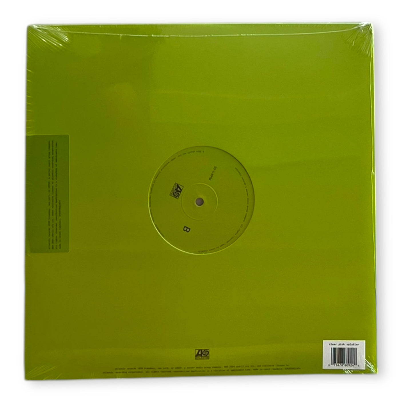 CHARLI XCX - Brat - LP VINYL - CLEAR PINK SPLATTER VINYL - BRAND NEW