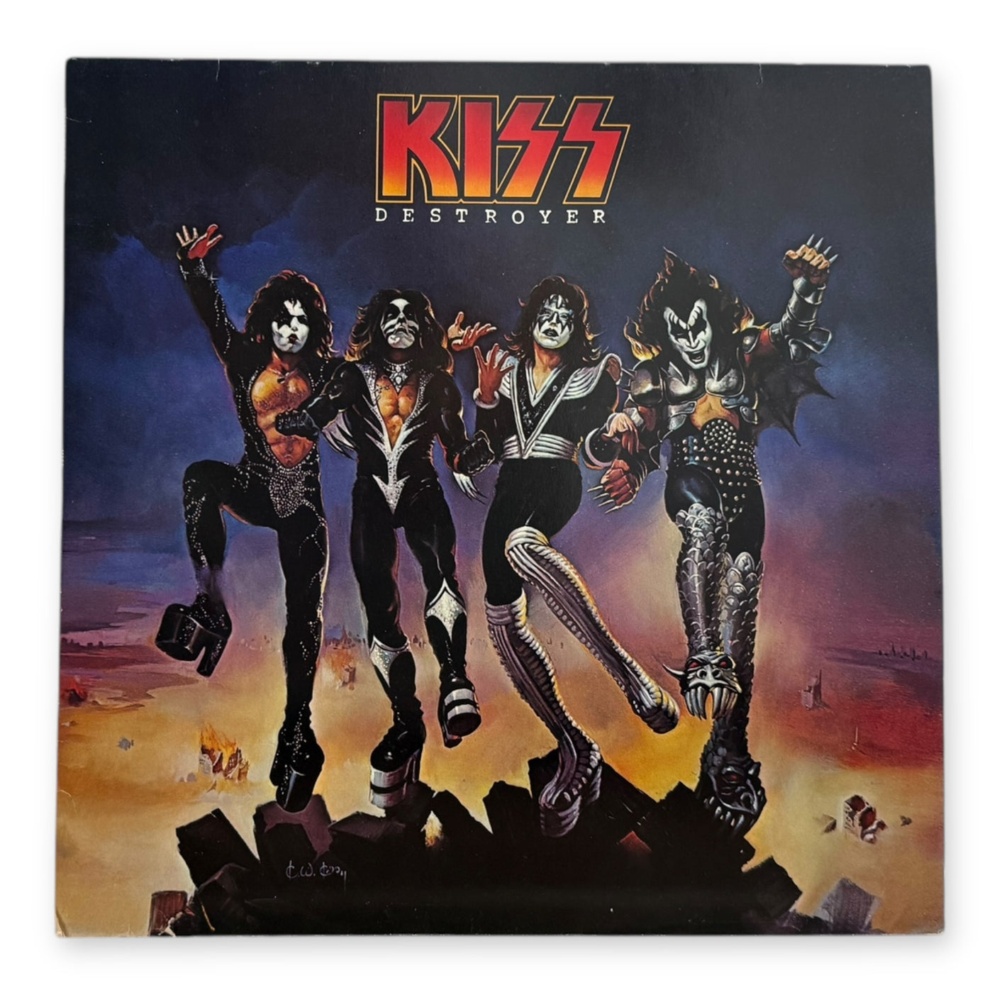 KISS - Destroyer - USED LP VINYL - 1977 GERMAN PRESS - VG+/VG+