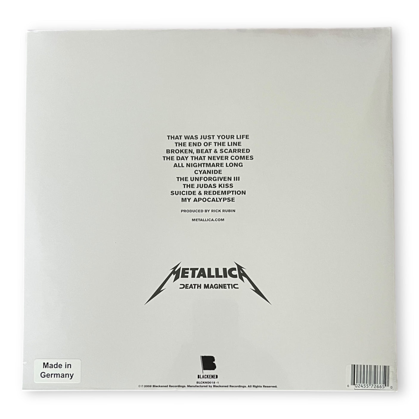 METALLICA - Death Magnetic - 2 x LP VINYL - REISSUE - MAGNETIC SILVER VINYL - BRAND NEW