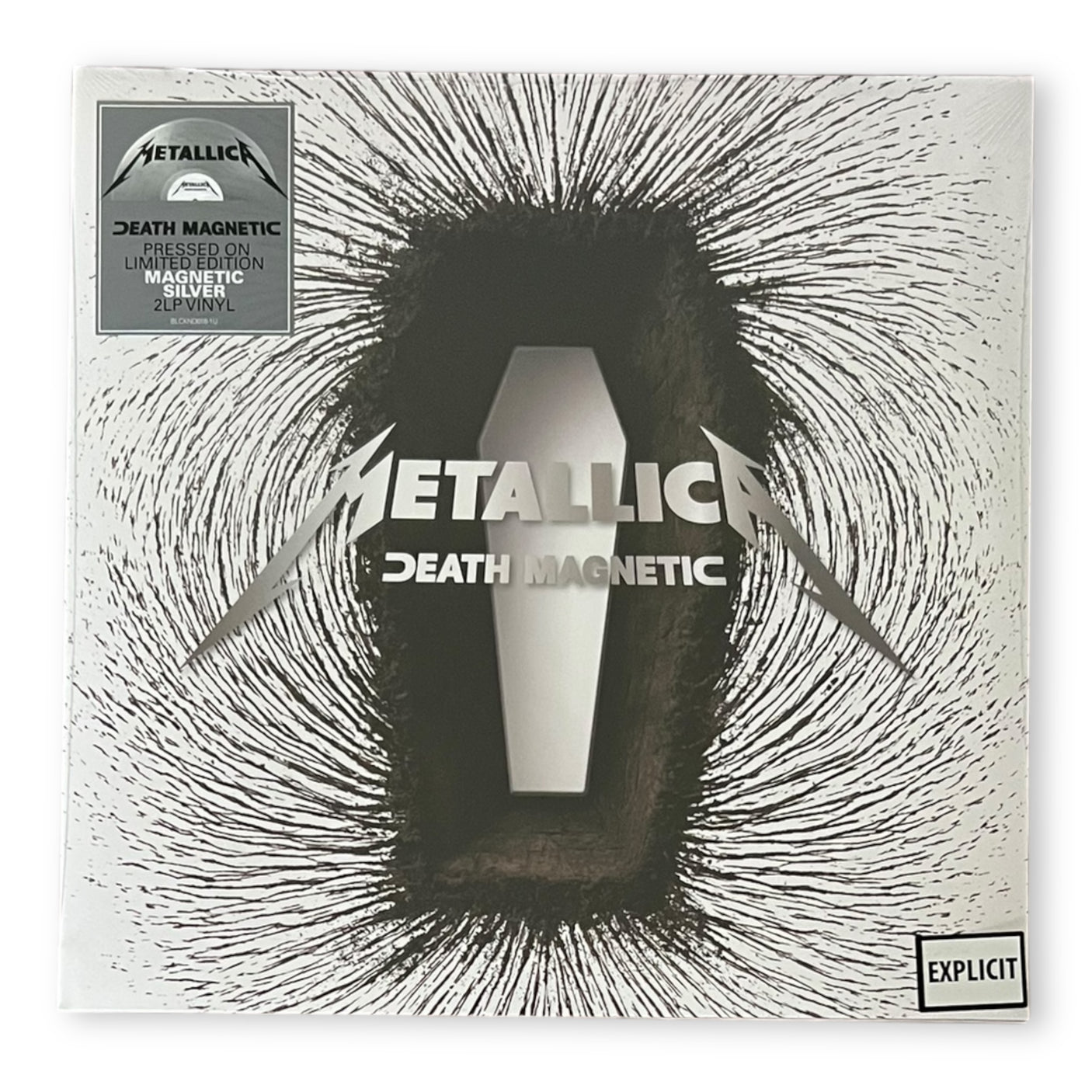METALLICA - Death Magnetic - 2 x LP VINYL - REISSUE - MAGNETIC SILVER VINYL - BRAND NEW