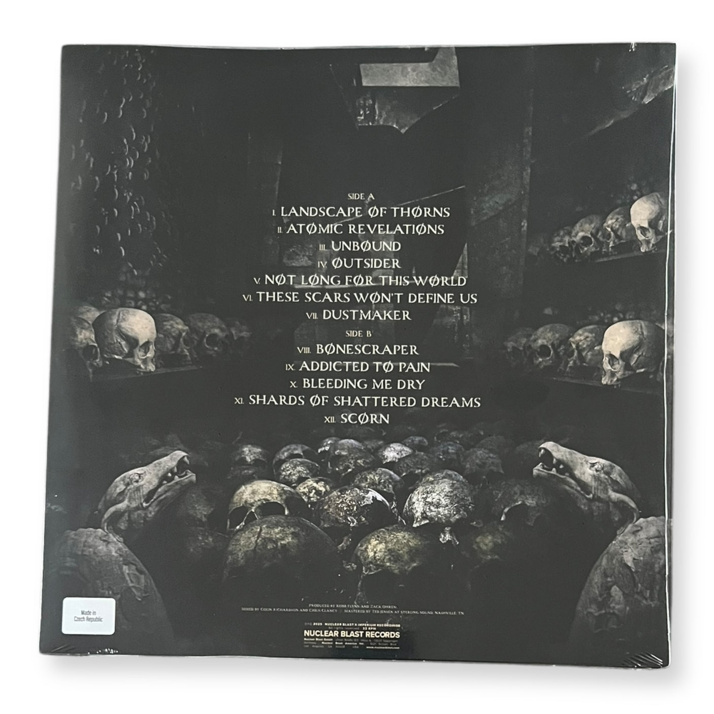 MACHINE HEAD - UNATØNED - LP VINYL - LIMITED EDITION CLEAR VINYL - BRAND NEW