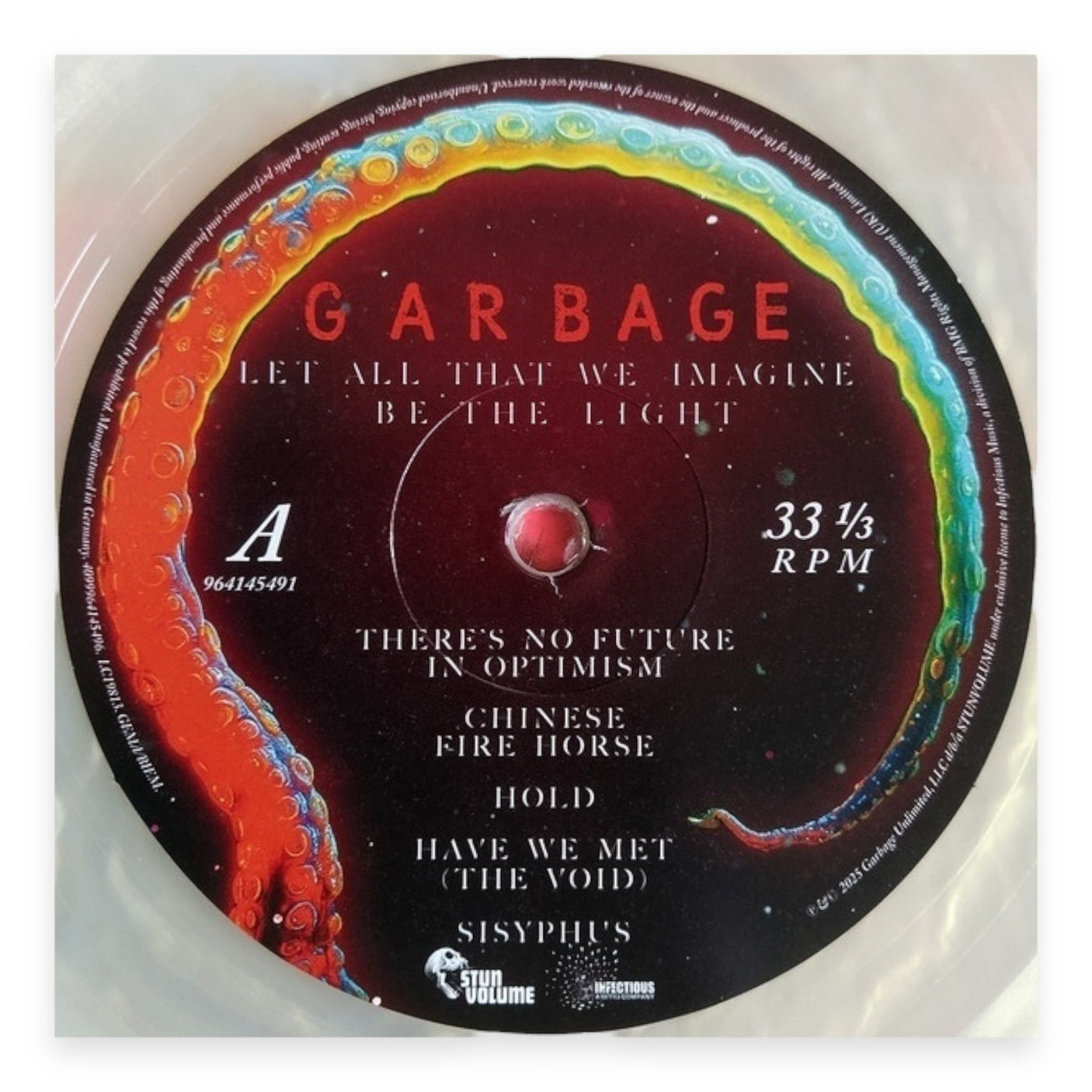 GARBAGE - Let All That We Imagine Be The Light - LP VINYL - AUSTRALIAN EXCLUSIVE PEARL SUNRISE VINYL - BRAND NEW