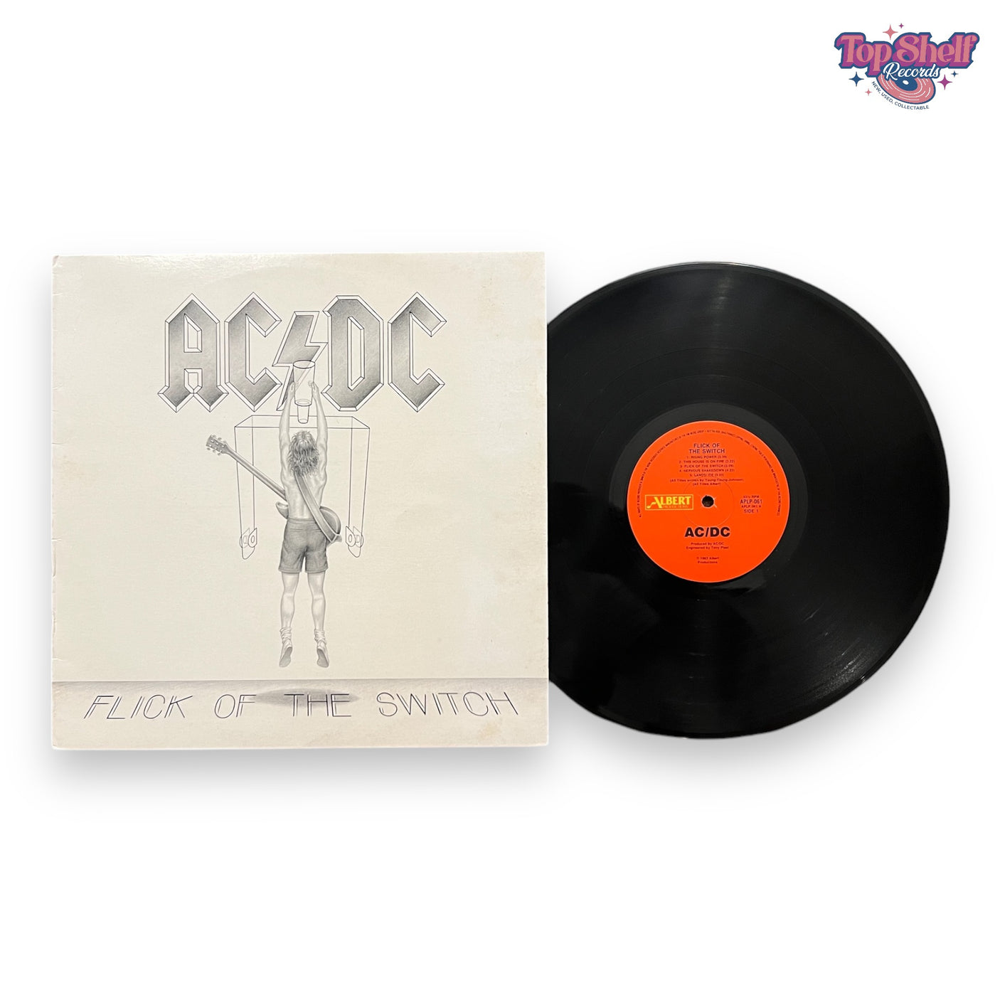 AC/DC - Flick Of The Switch - USED LP VINYL - VG/VG