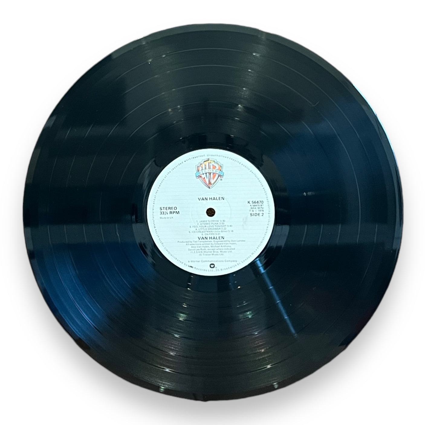 VAN HALEN - Van Halen (Self Titled) - USED LP VINYL - VG+/VG+