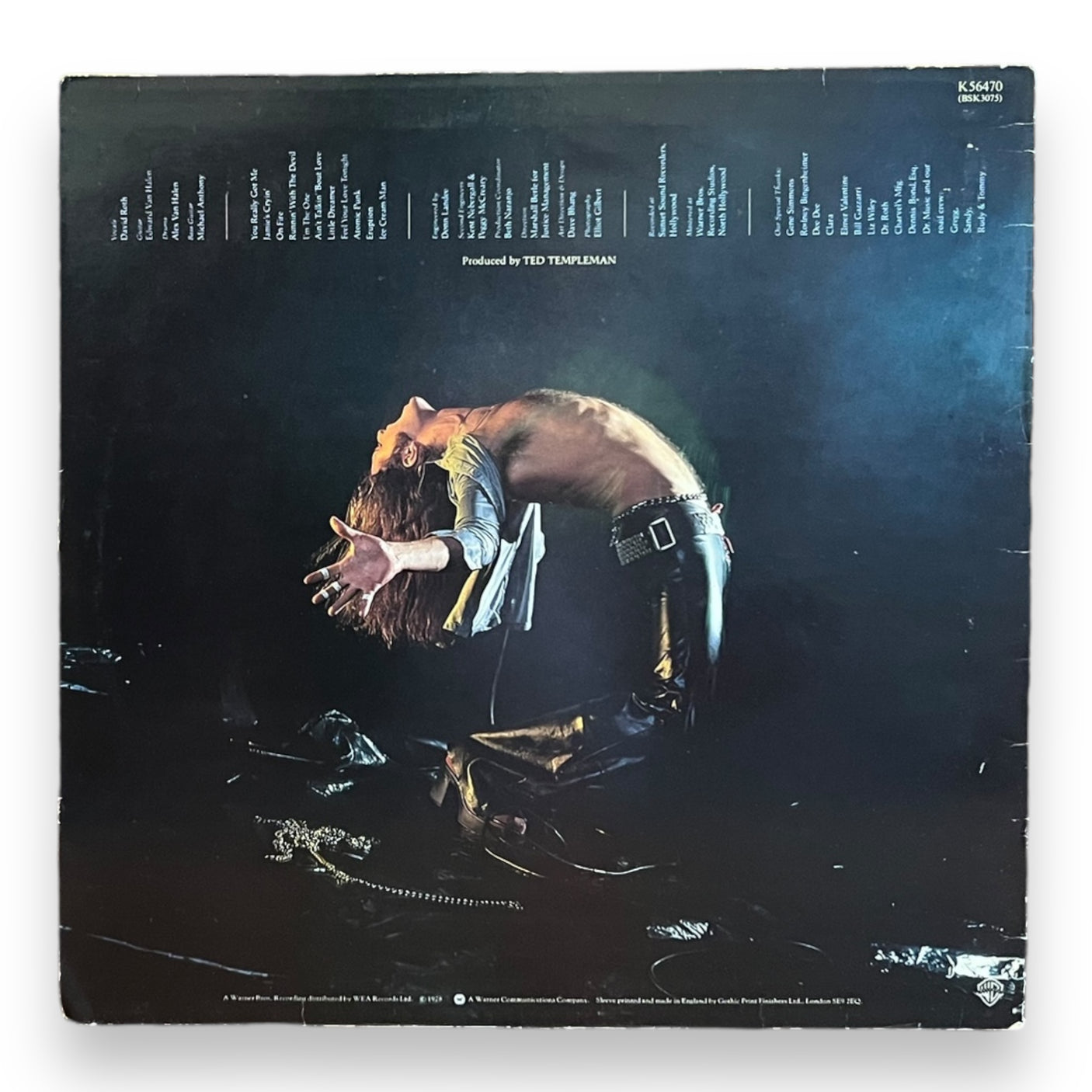 VAN HALEN - Van Halen (Self Titled) - USED LP VINYL - VG+/VG+