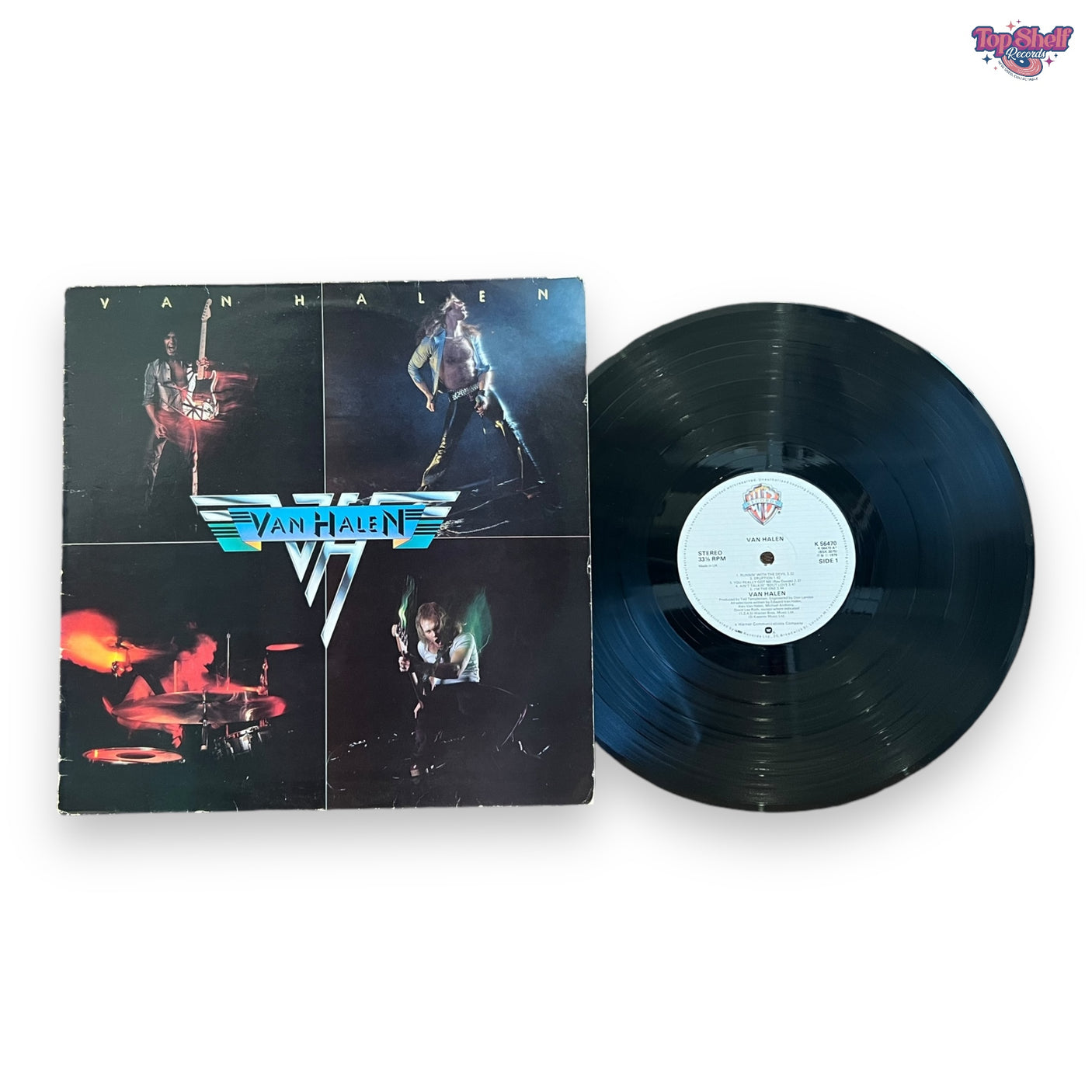 VAN HALEN - Van Halen (Self Titled) - USED LP VINYL - VG+/VG+