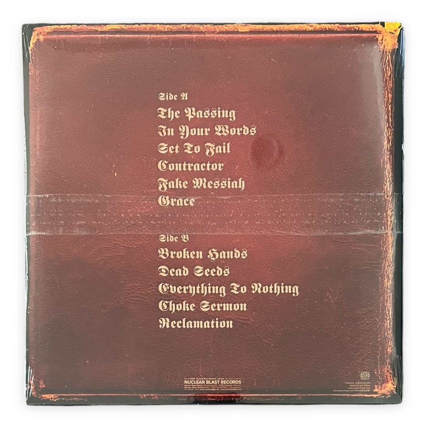 LAMB OF GOD - Wrath - YELLOW & RED SPLIT VINYL - LP VINYL - BRAND NEW