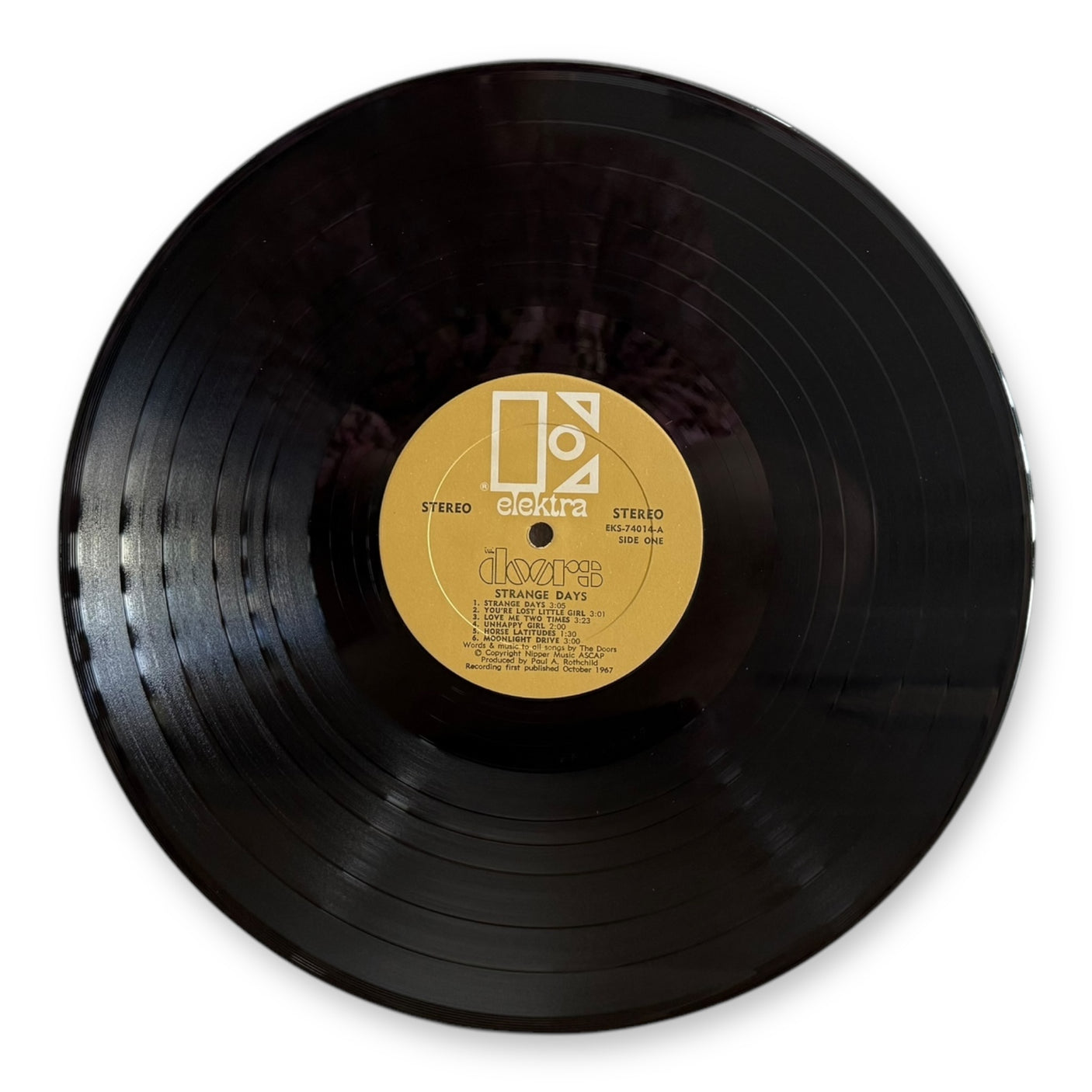THE DOORS - Strange Days - USED LP VINYL - ORIGINAL 1967 USA PRESS - VG/VG