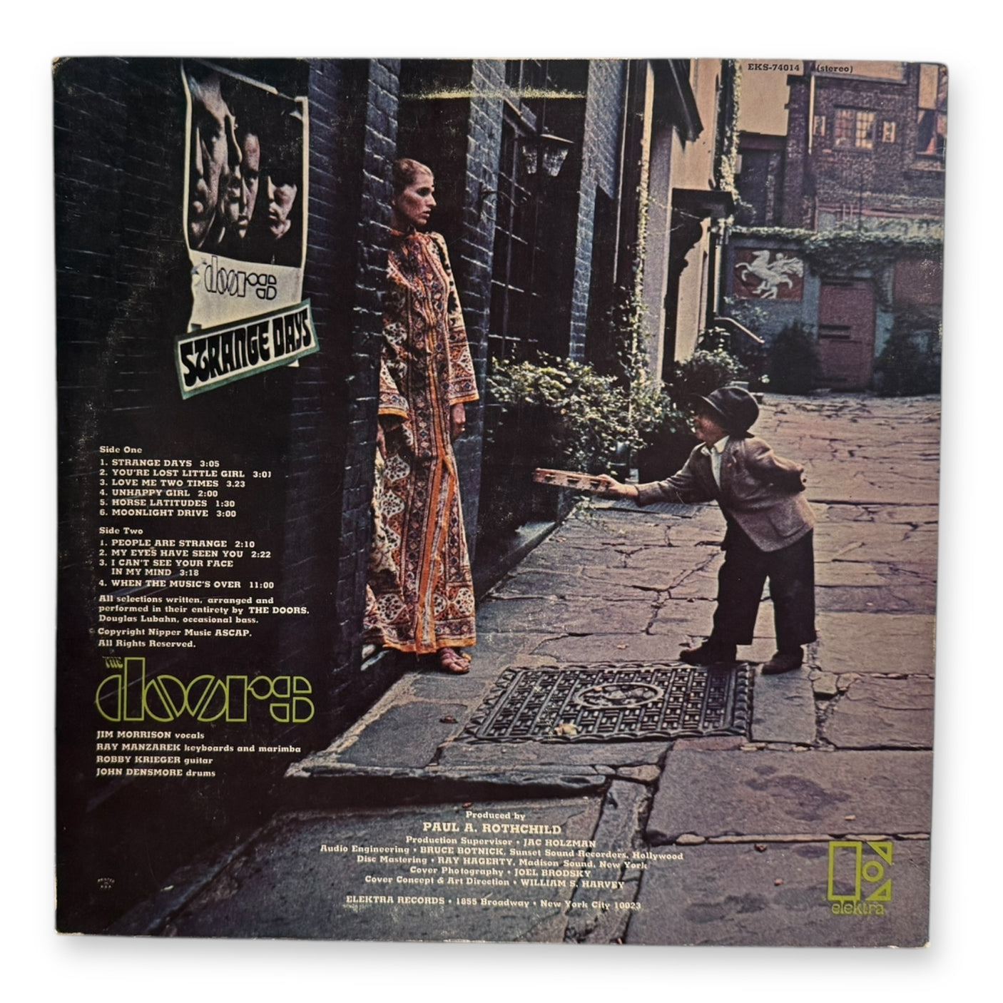 THE DOORS - Strange Days - USED LP VINYL - ORIGINAL 1967 USA PRESS - VG/VG