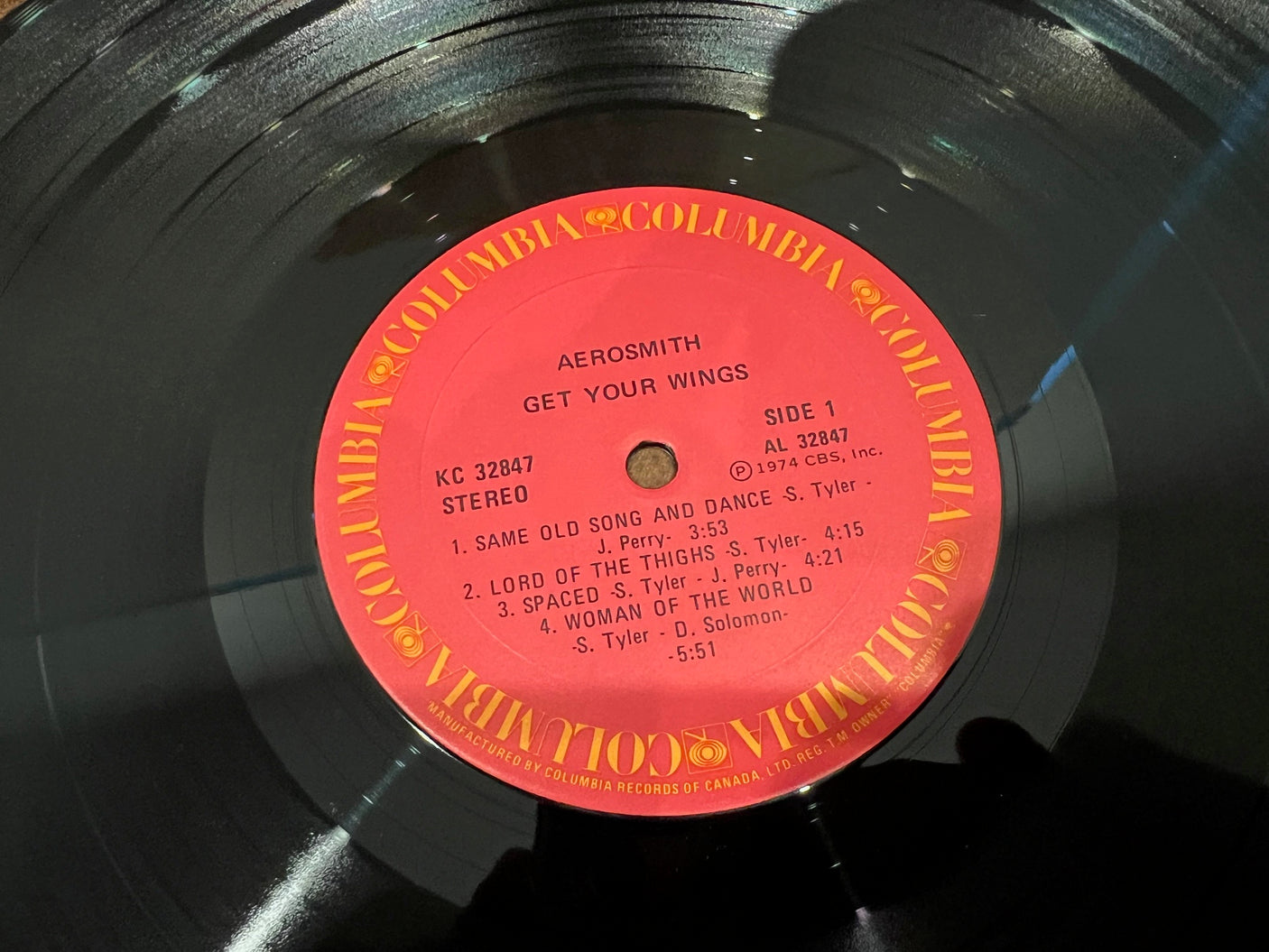 AEROSMITH - Get Your Wings - USED LP VINYL - VG/VG