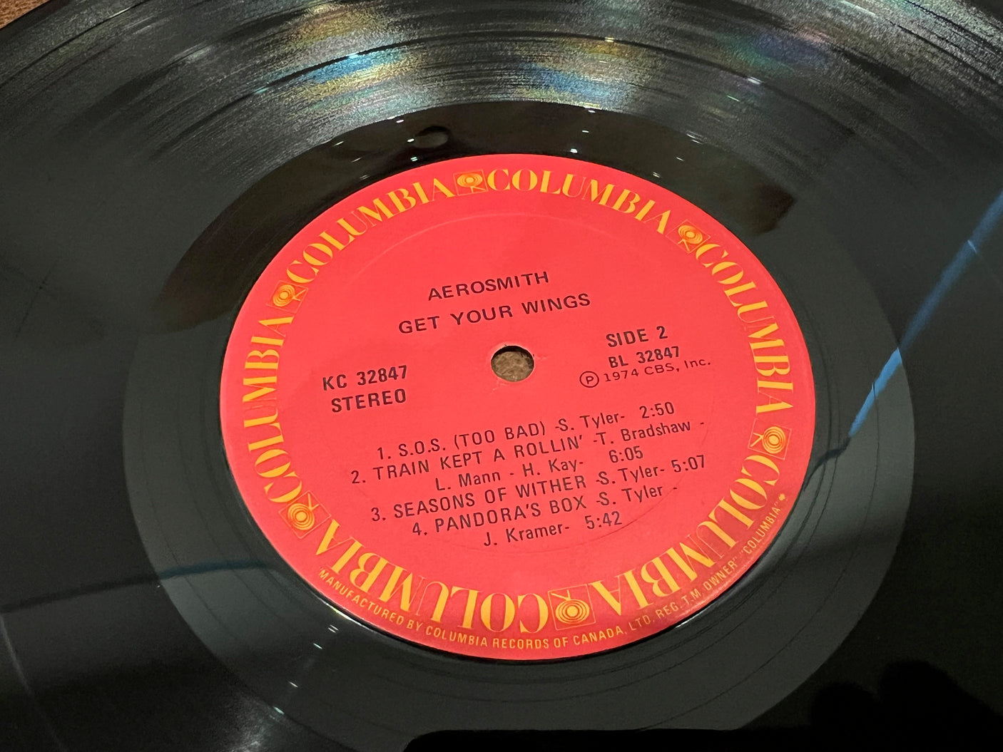 AEROSMITH - Get Your Wings - USED LP VINYL - VG/VG