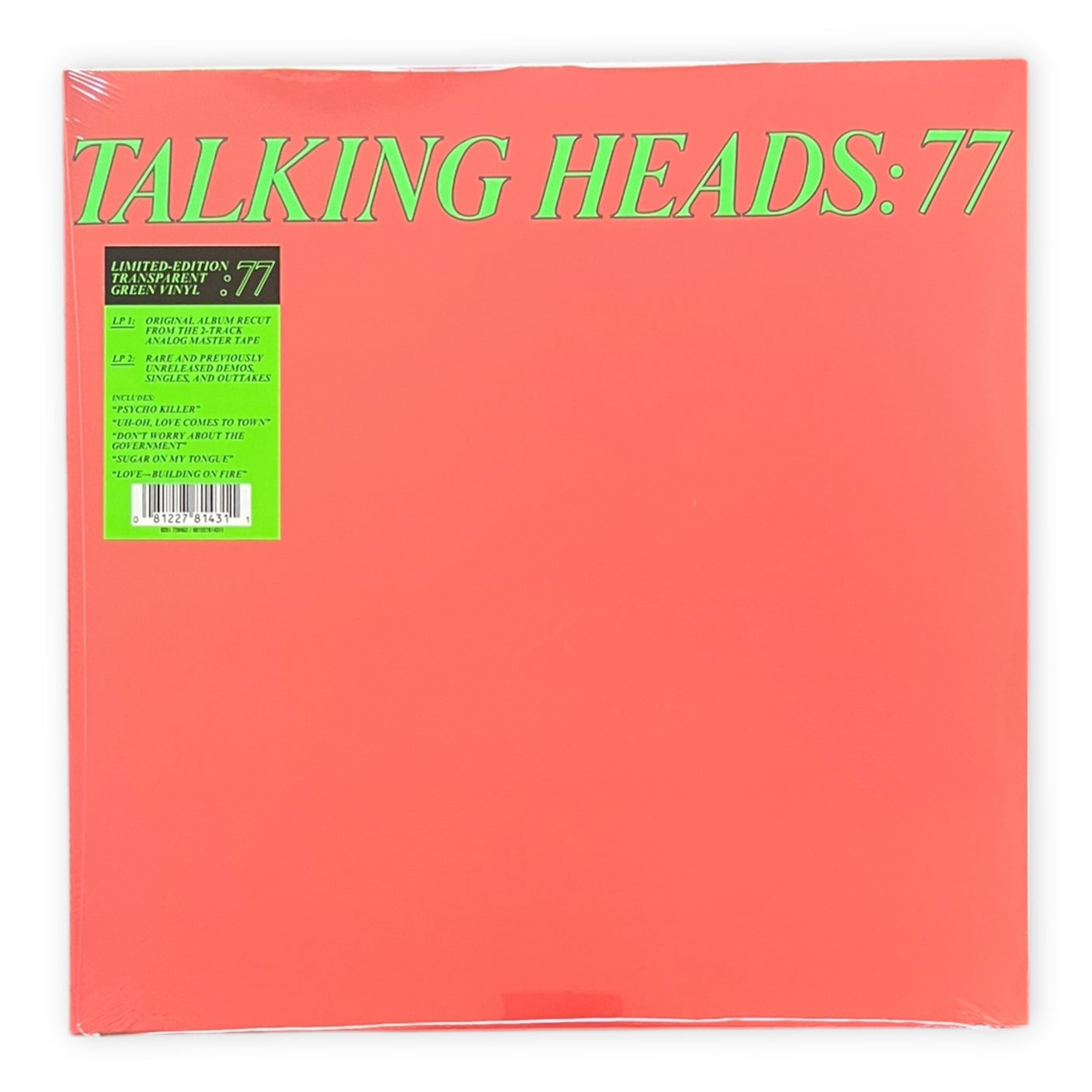 TALKING HEADS - Talking Heads: 77 (Limited Edition) | Green Transparent Vinyl | Brand New LP Vinyl Album