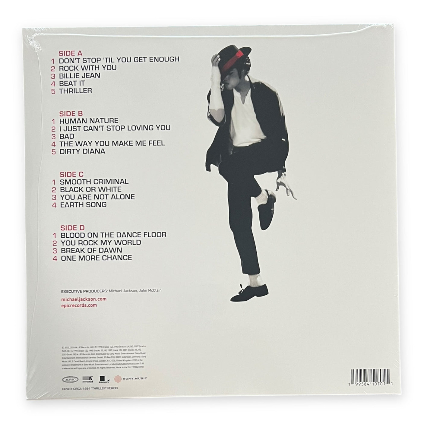 MICHAEL JACKSON - Number Ones | Red Vinyl | Brand New LP Vinyl Album