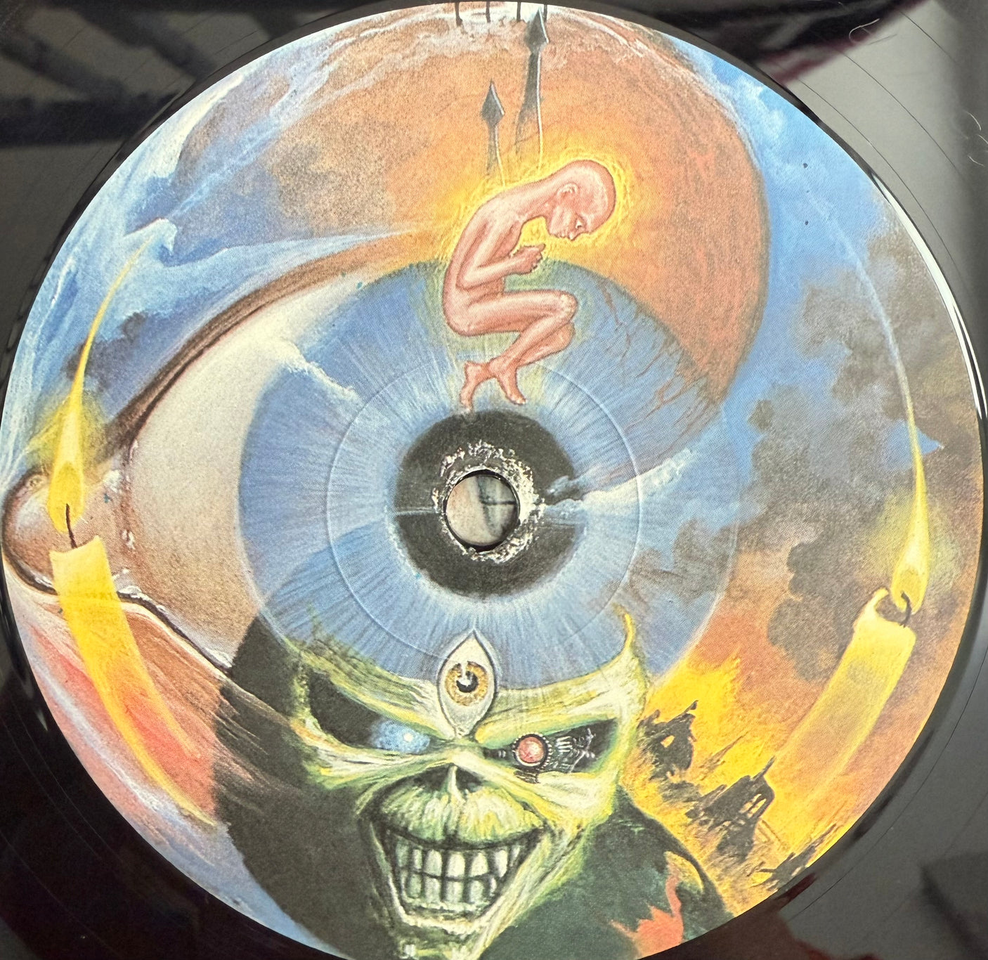 IRON MAIDEN - Seventh Son Of A Seventh Son - USED LP VINYL - ORIGINAL 1988 EUROPE PRESS - VG/NM