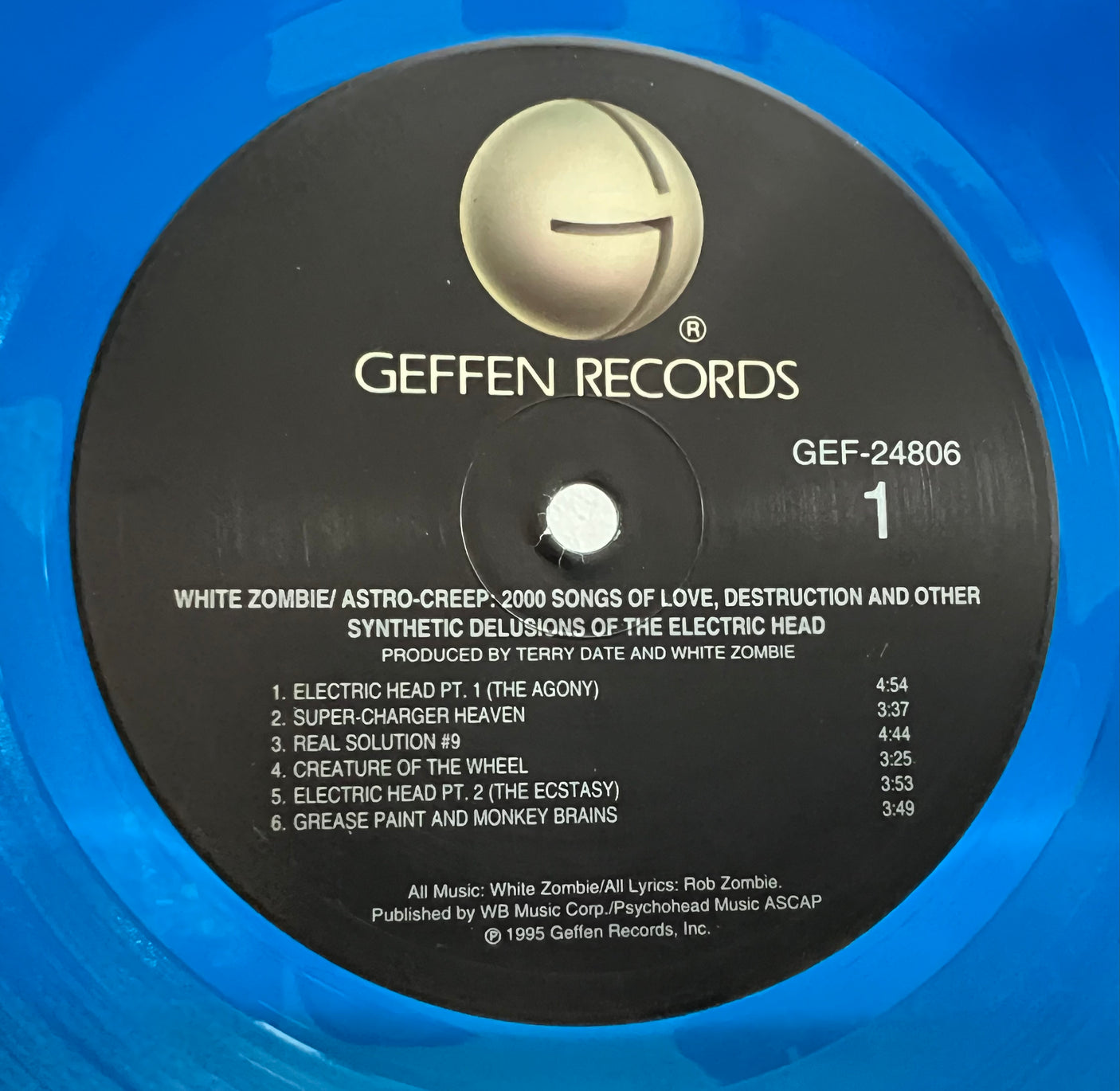 WHITE ZOMBIE - Astro Creep 2000 - USED LP VINYL - VG+/VG+