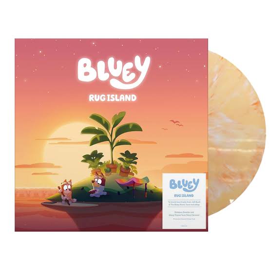 BLUEY - Rug Island - LP VINYL - SUNSET ORANGE VINYL - BRAND NEW