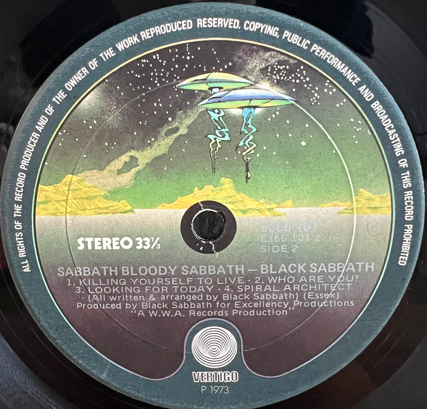 BLACK SABBATH - Sabbath Bloody Sabbath - USED LP VINYL - VG/G+