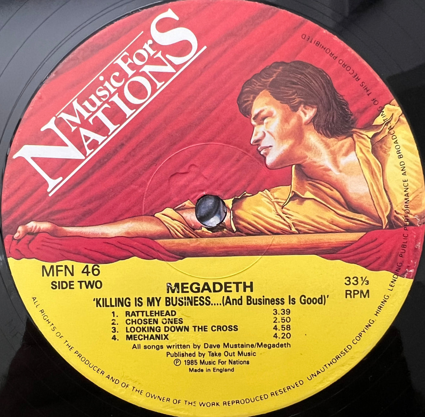 MEGADETH - Killing Is My Business... And Business Is Good - USED LP VINYL - VG+/VG+