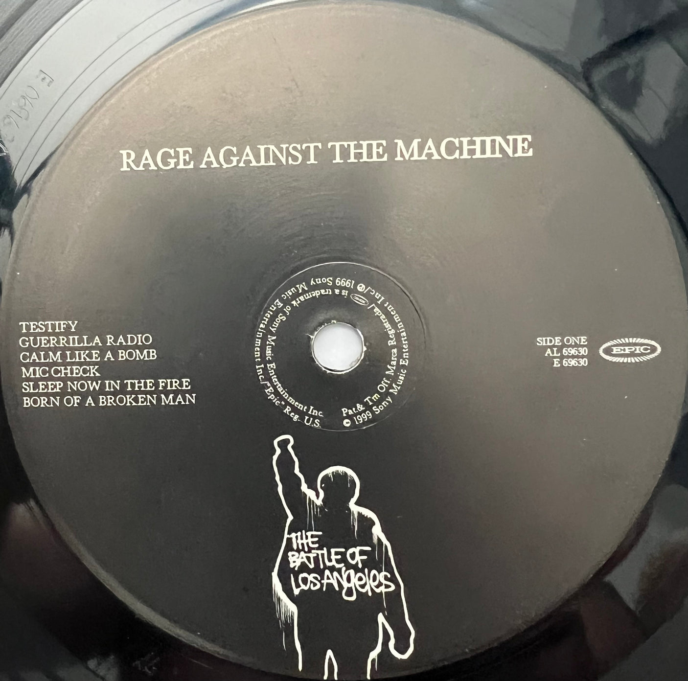 RAGE AGAINST THE MACHINE - The Battle Of Los Angeles - USED LP VINYL - VG+/VG+