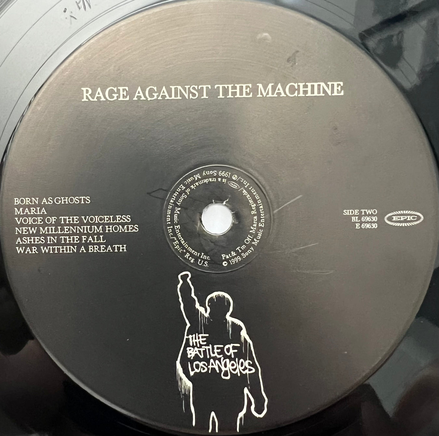 RAGE AGAINST THE MACHINE - The Battle Of Los Angeles - USED LP VINYL - VG+/VG+