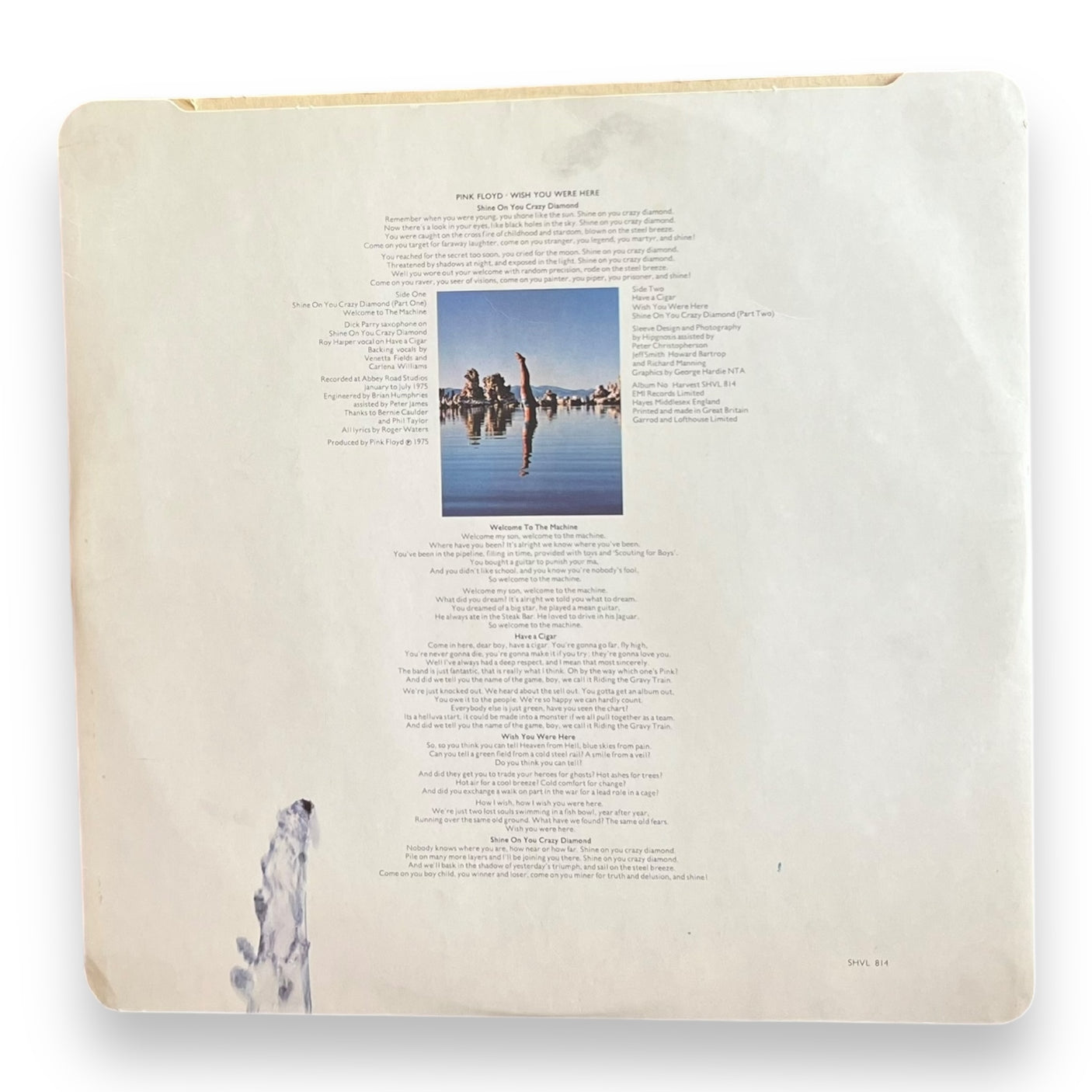 PINK FLOYD - Wish You Were Here - USED LP VINYL - VG/VG+