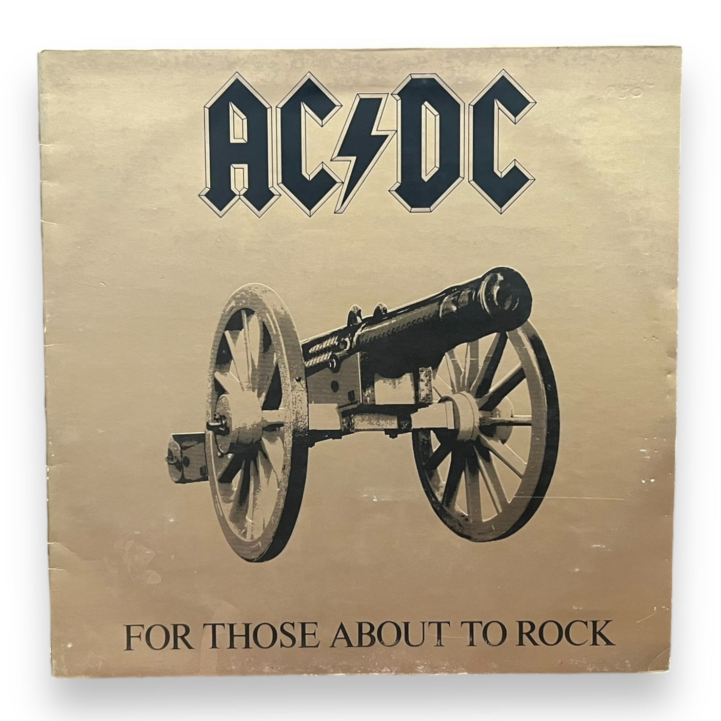 AC/DC - For Those About To Rock (We Salute You) - USED LP VINYL - VG/G+