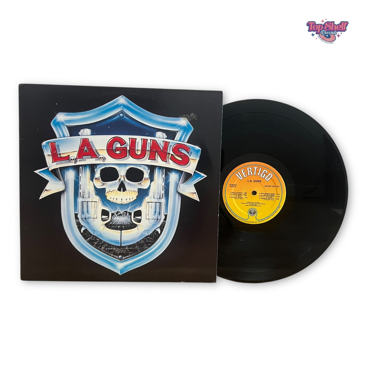 LA GUNS - LA Guns (Self Titled) - USED LP VINYL - VG+/VG+