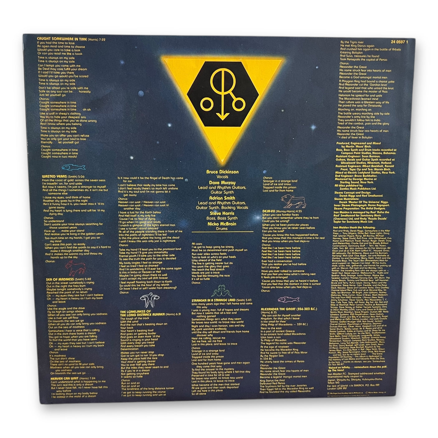 IRON MAIDEN - Somewhere In Time - USED LP VINYL - VG+/NM