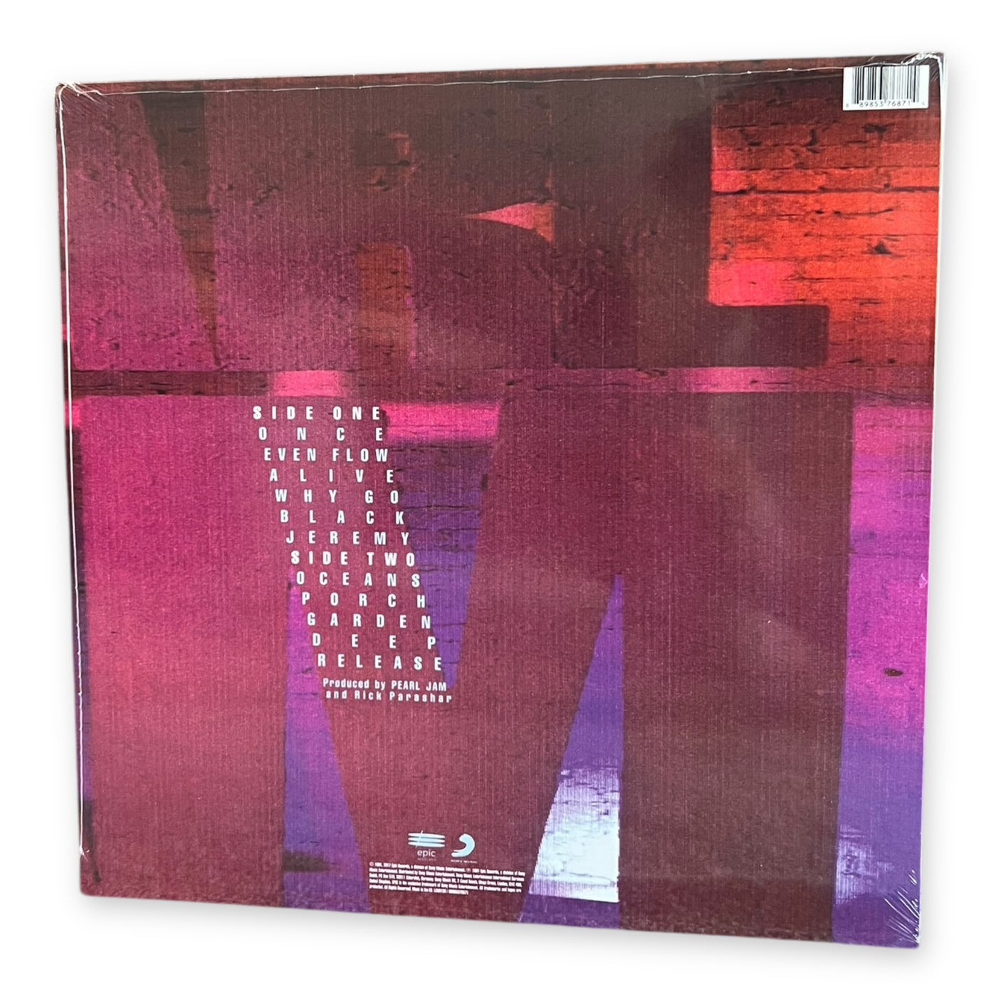 PEARL JAM - Ten - LP VINYL - 180GM REISSUE - BRAND NEW