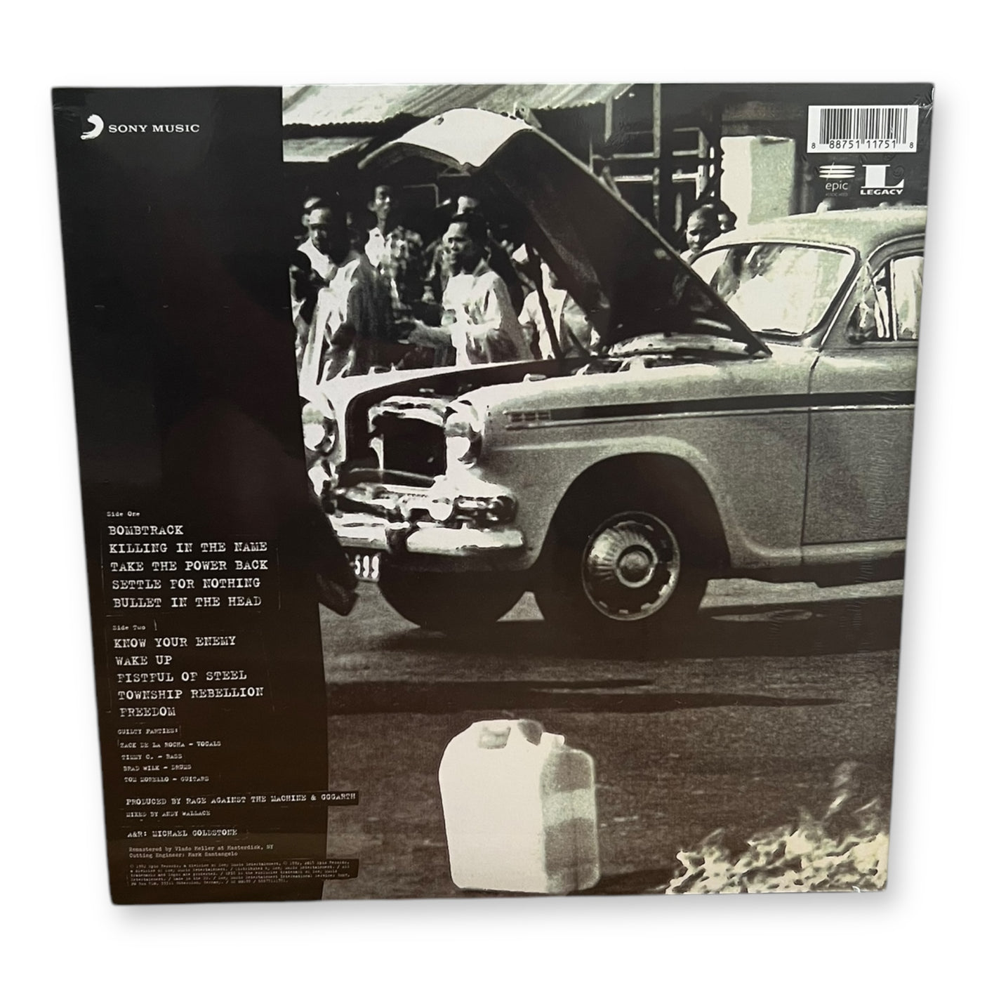 RAGE AGAINST THE MACHINE - Rage Against The Machine (Self Titled) - REISSUE 180gm - LP VINYL - BRAND NEW