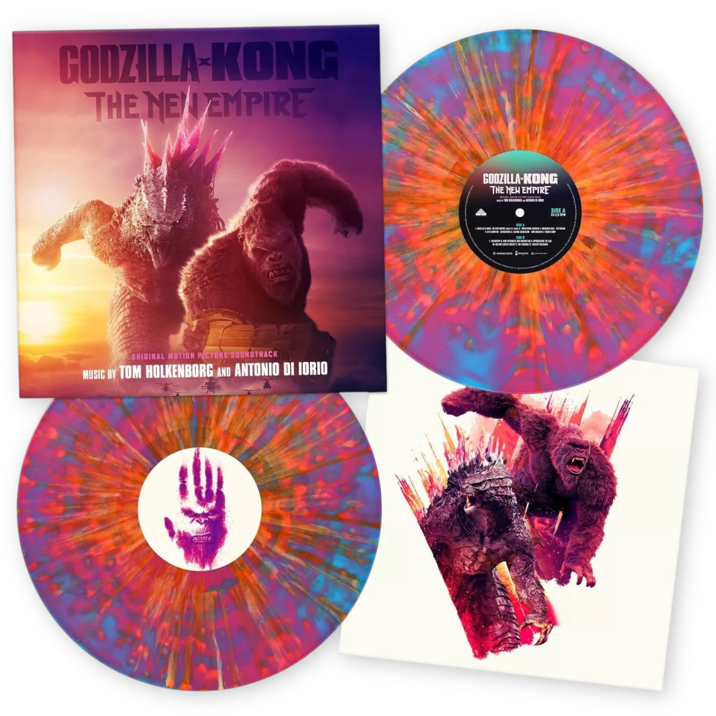 GODZILLA X KONG - The New Empire - Original Motion Picture Soundtrack by Tom Holkenborg - 2 x LP VINYL - COLOURED VINYL - BRAND NEW